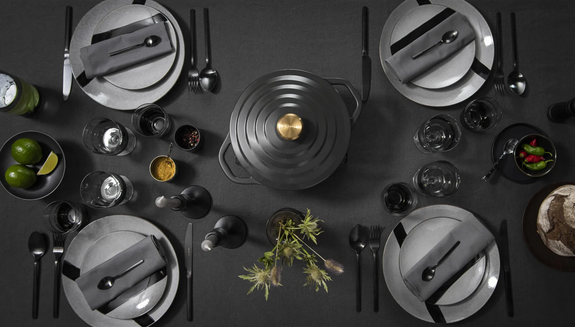 Air 锅 4.7升, 灰色 Tefal