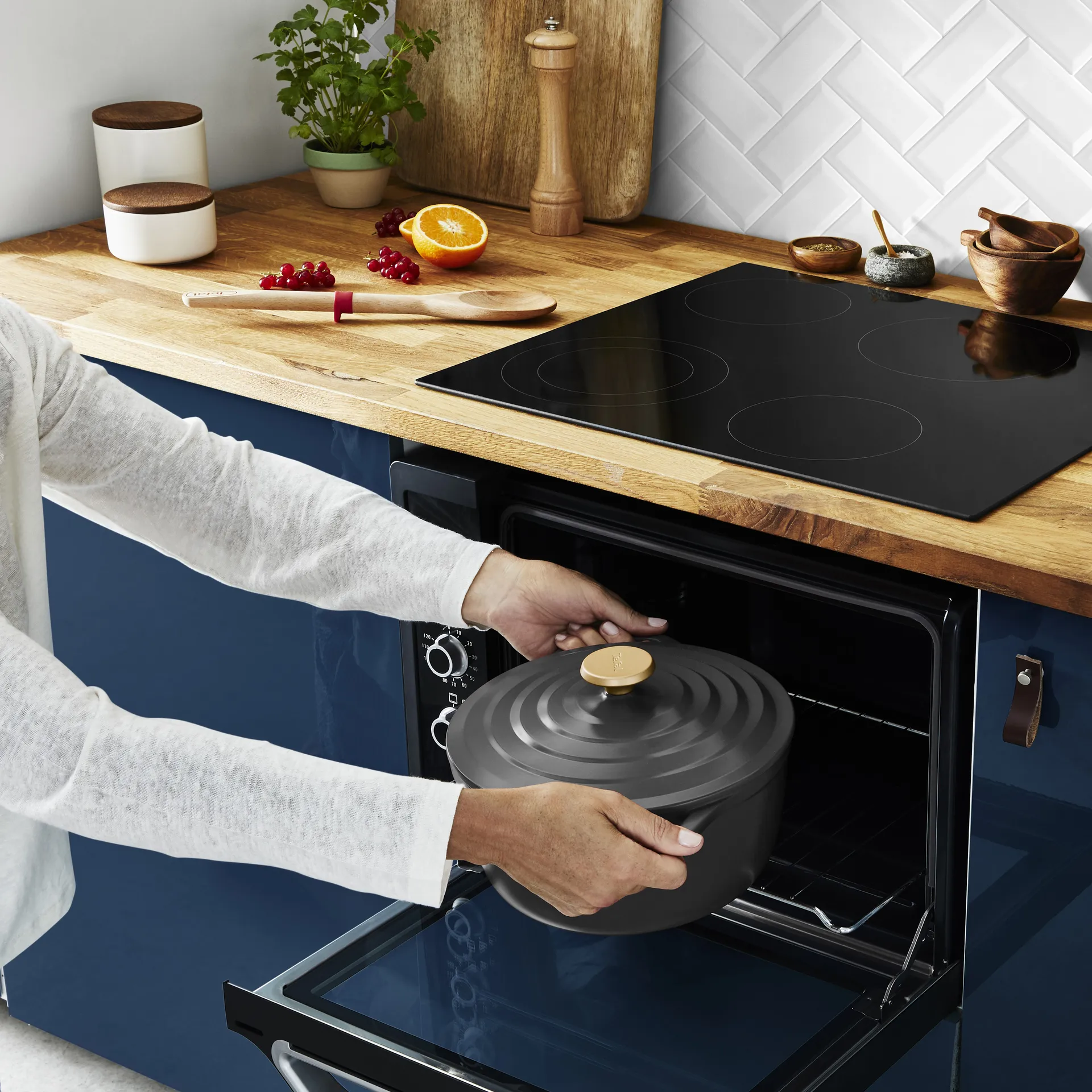 Air 锅 4.7升, 灰色 Tefal