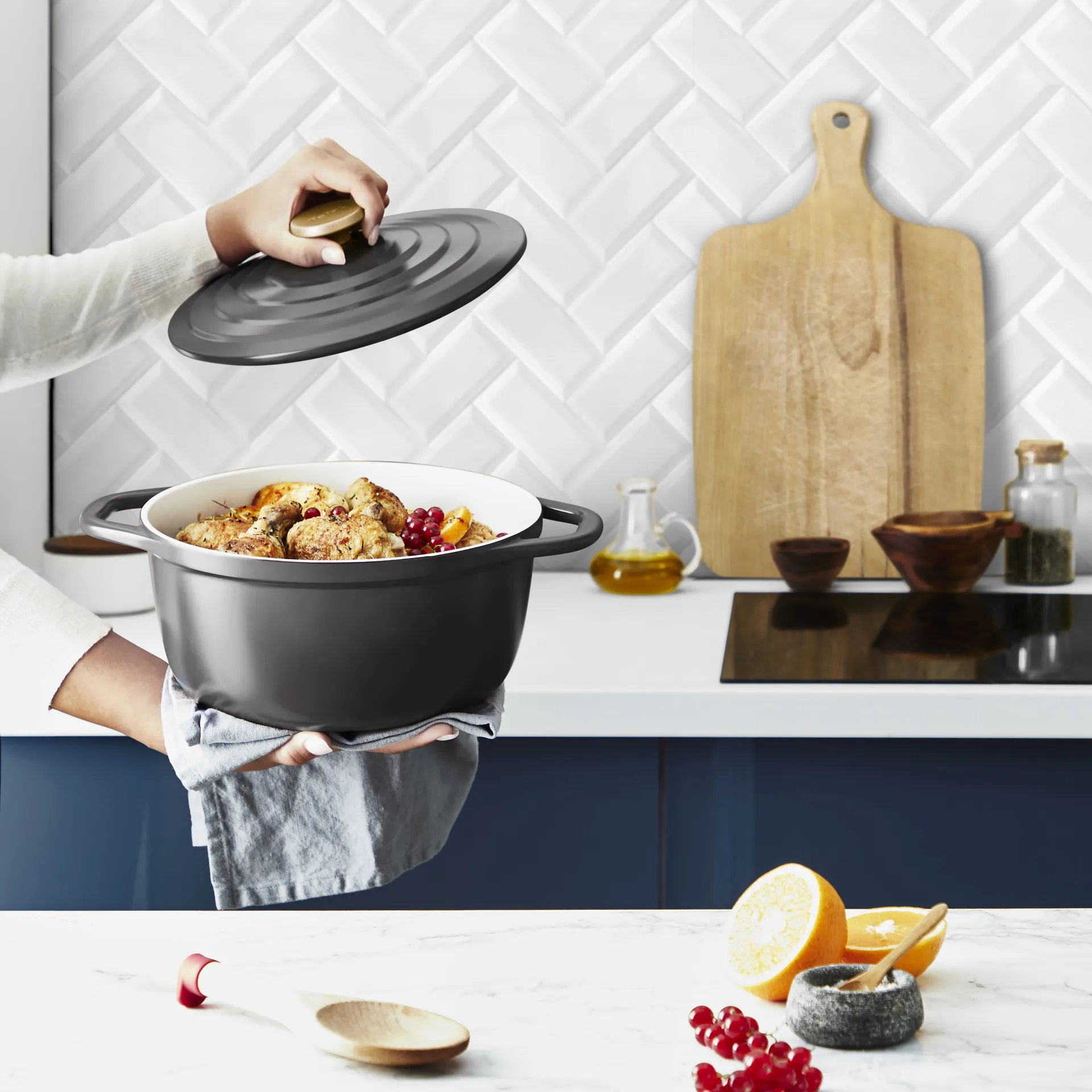 Air 锅 4.7升, 灰色 Tefal