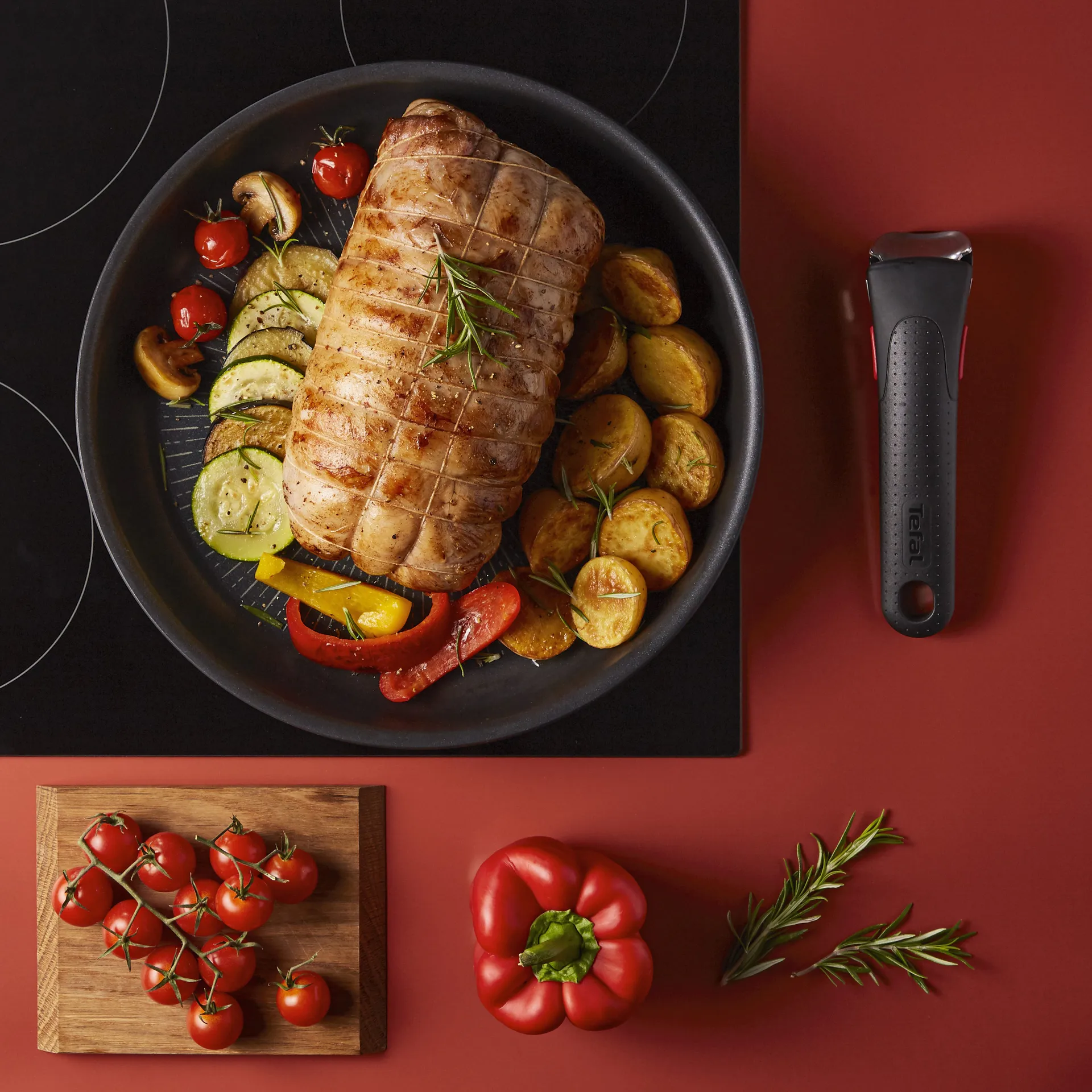 Ingenio Unlimited 煎锅/炒锅 套装 3件, 黑色 Tefal