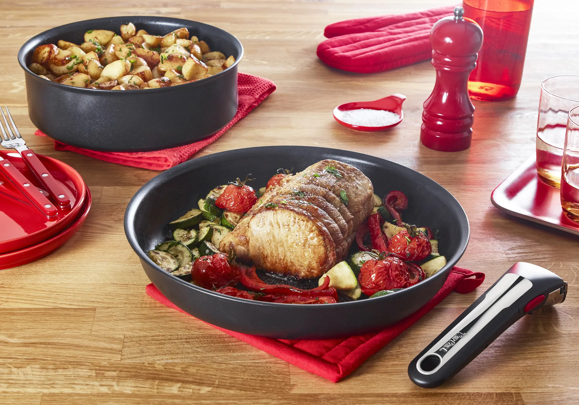 Ingenio Unlimited ON 煎锅奶锅套装, 5件套 Tefal