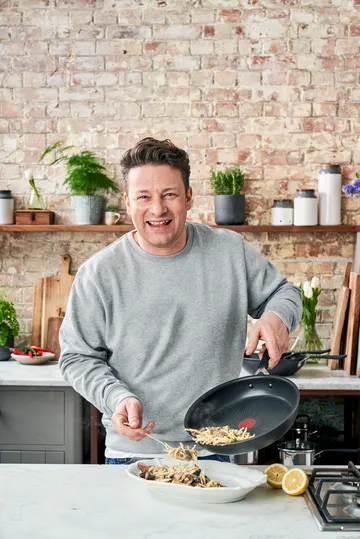 Jamie Oliver Quick & Easy 硬质阳极氧化煎锅 - 24cm - Tefal