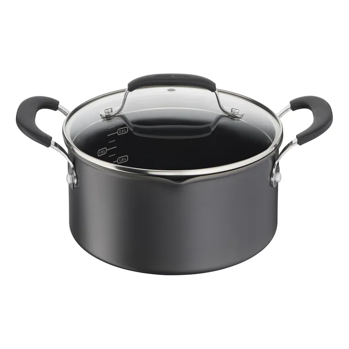 Jamie Oliver Quick & Easy 硬质阳极氧化砂锅 - 5.2L - Tefal