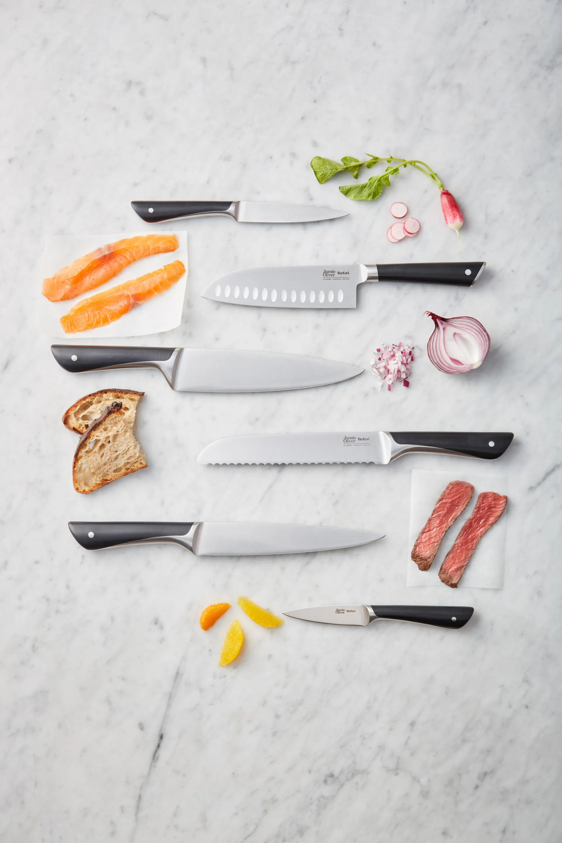Jamie Oliver steak knife 4 pieces, 不锈钢 Tefal