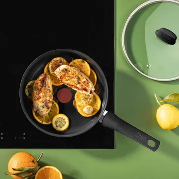 Renew ON 带盖汤锅 Ø25.4cm - 黑色 - Tefal