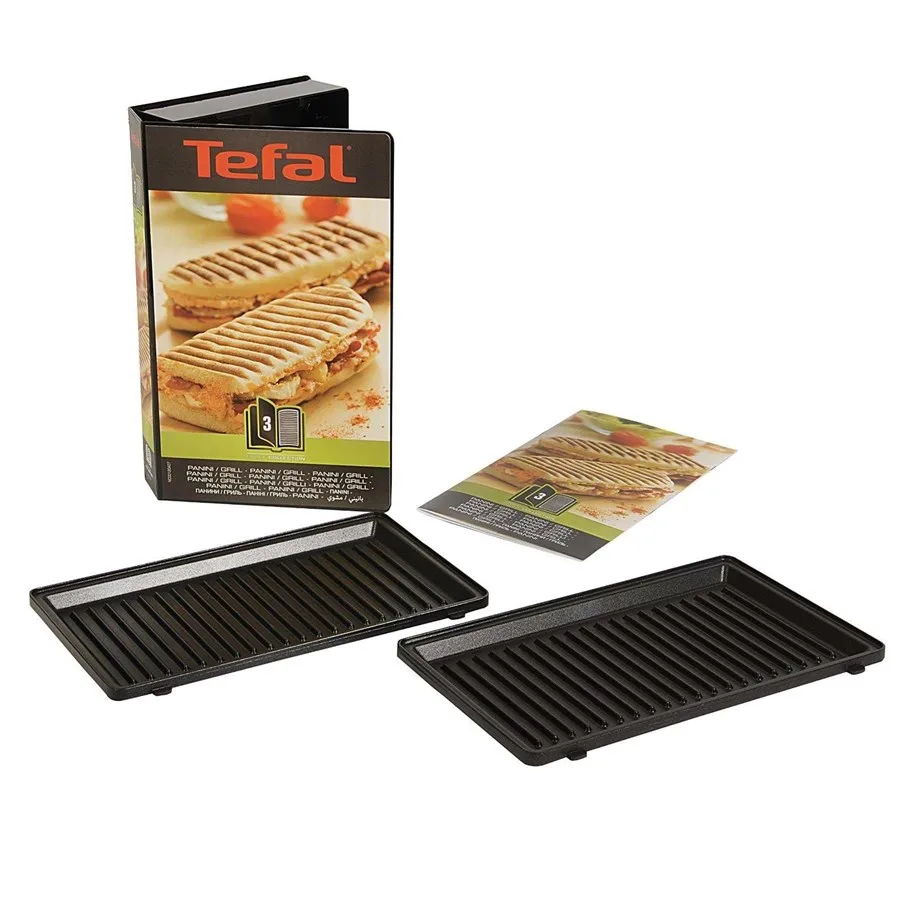Snack Collection panini 盘子 for sandwich grill, 黑色 Tefal