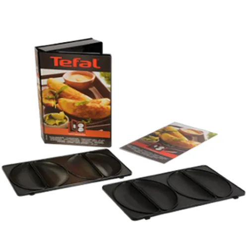 Snack Collection 三明治烤架可丽饼盘, 黑色 Tefal