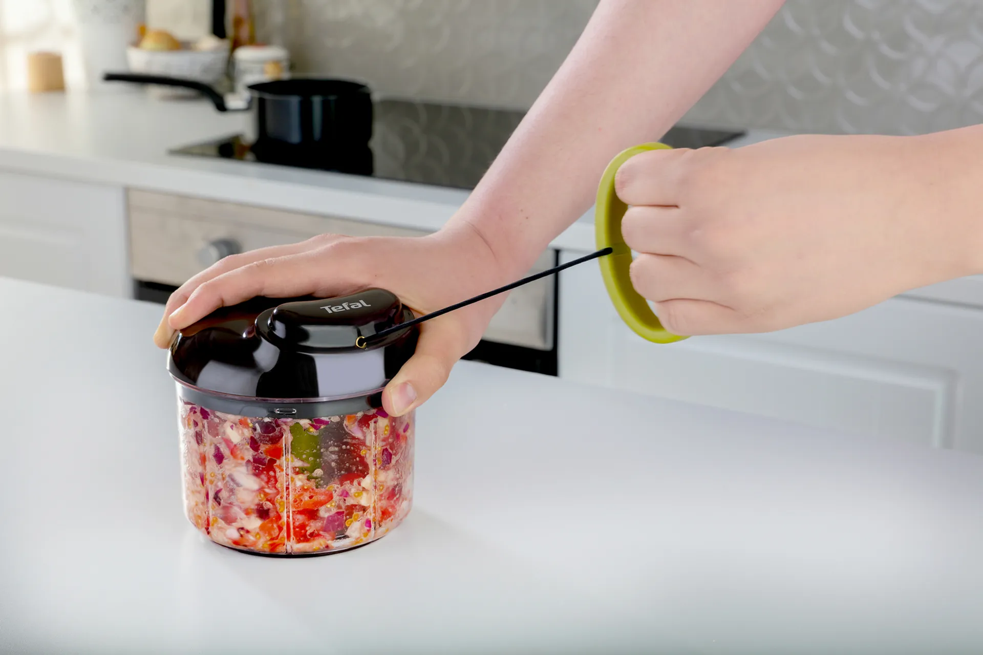 Tefal 5秒迷你切碎器带碎冰刀片, 0.9L Tefal