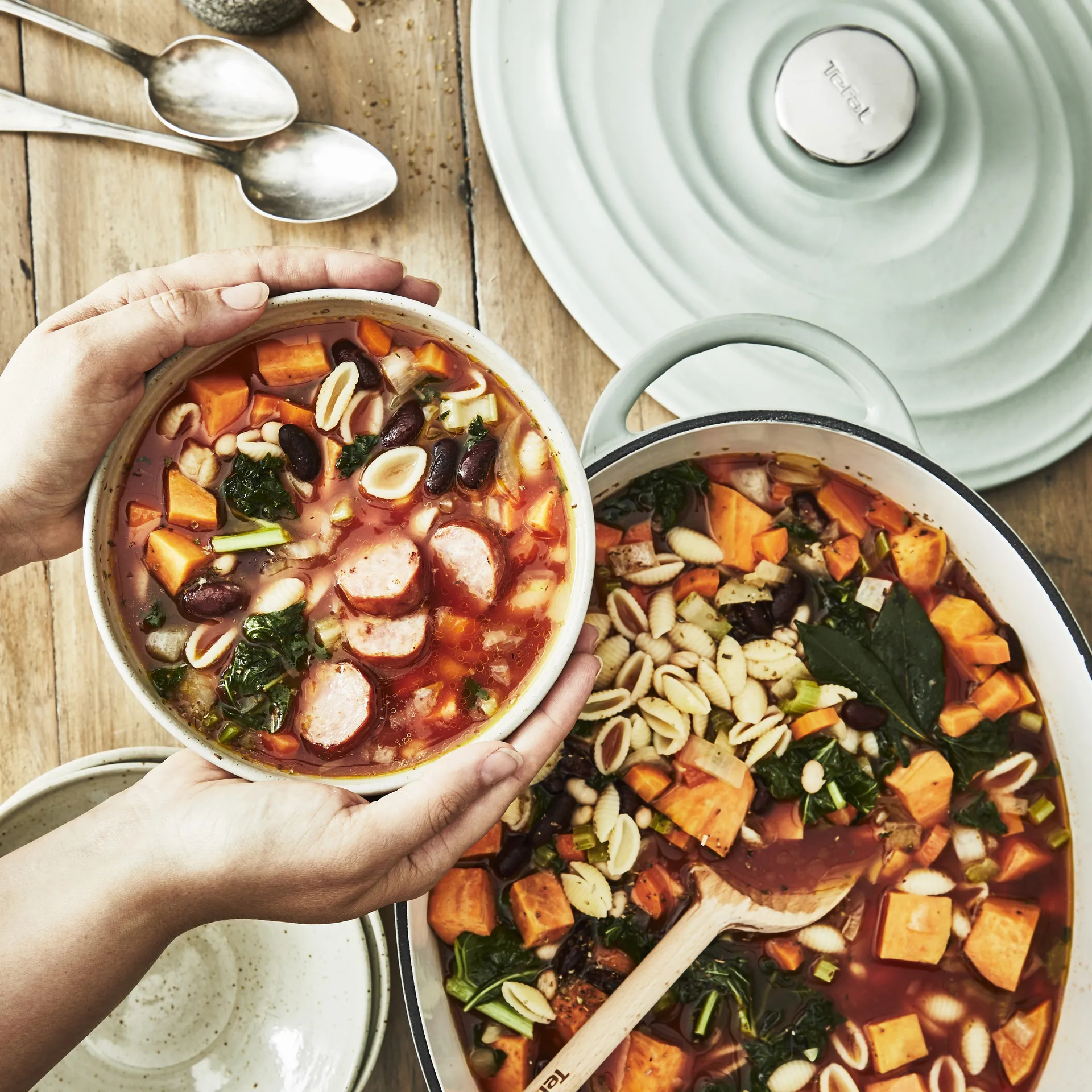 Tefal LOV oval pot 7.2 L, 调和绿 Tefal