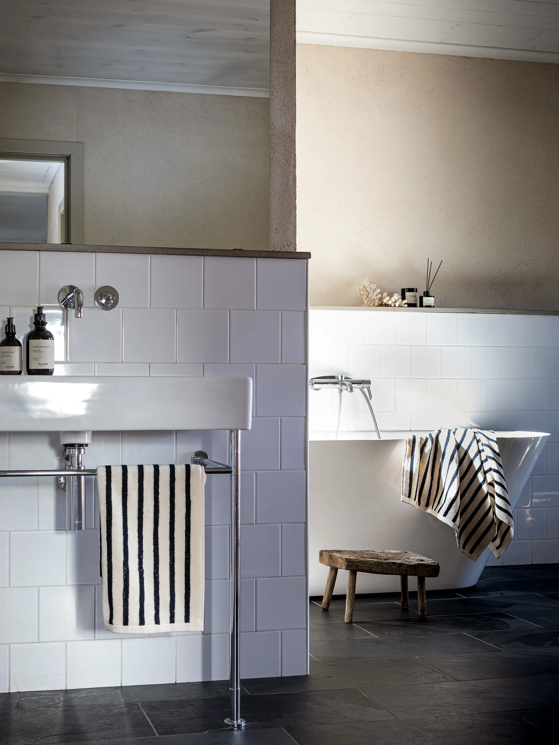 Bonnie 浴巾 70x140 cm, 黑色 Tell Me More