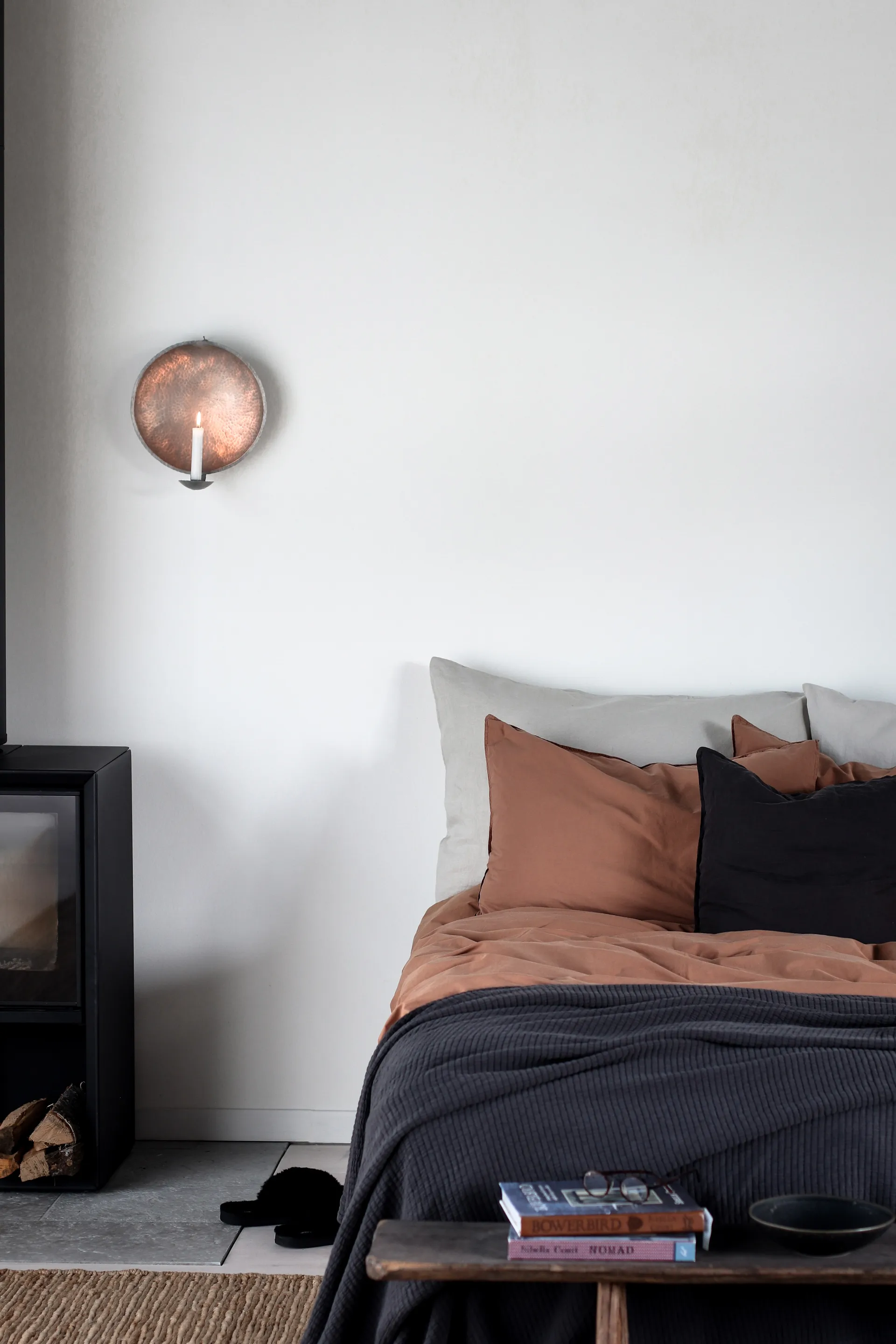 Brick 床罩 180x260 cm, Charcoal Tell Me More