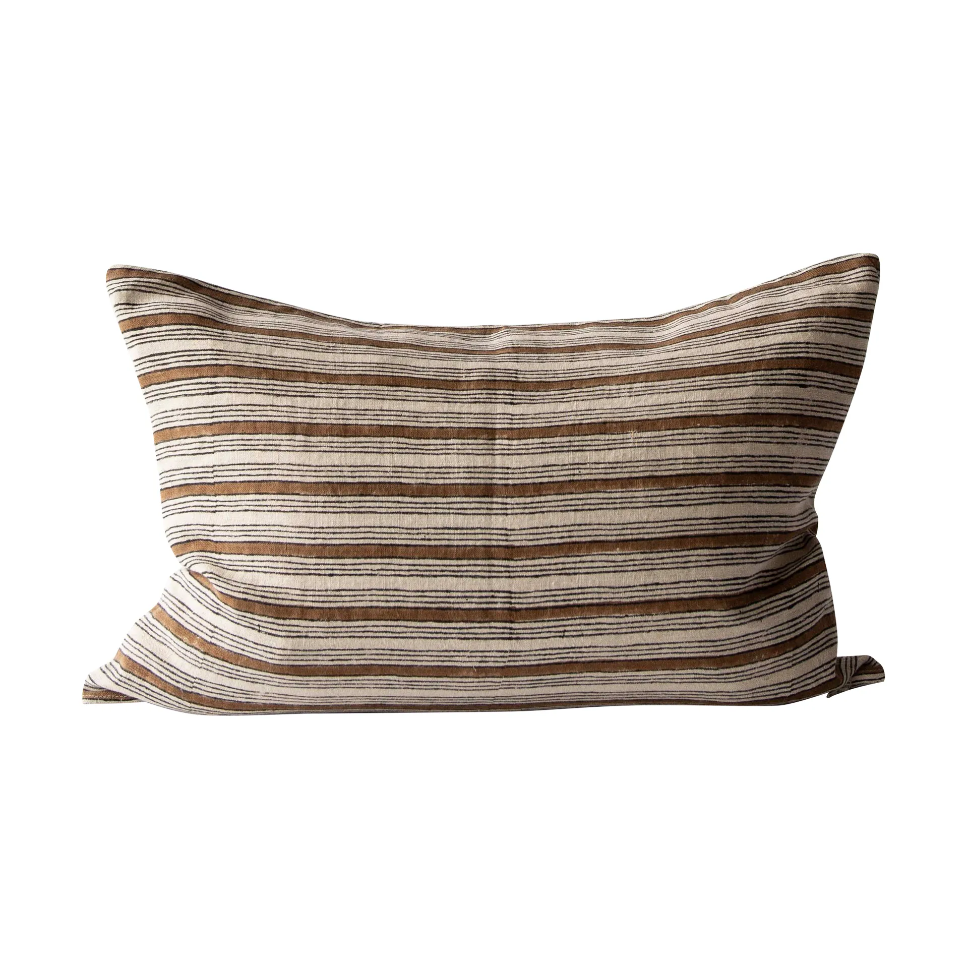 Dino 靠枕套 40x60 cm, Block print 褐色 Tell Me More