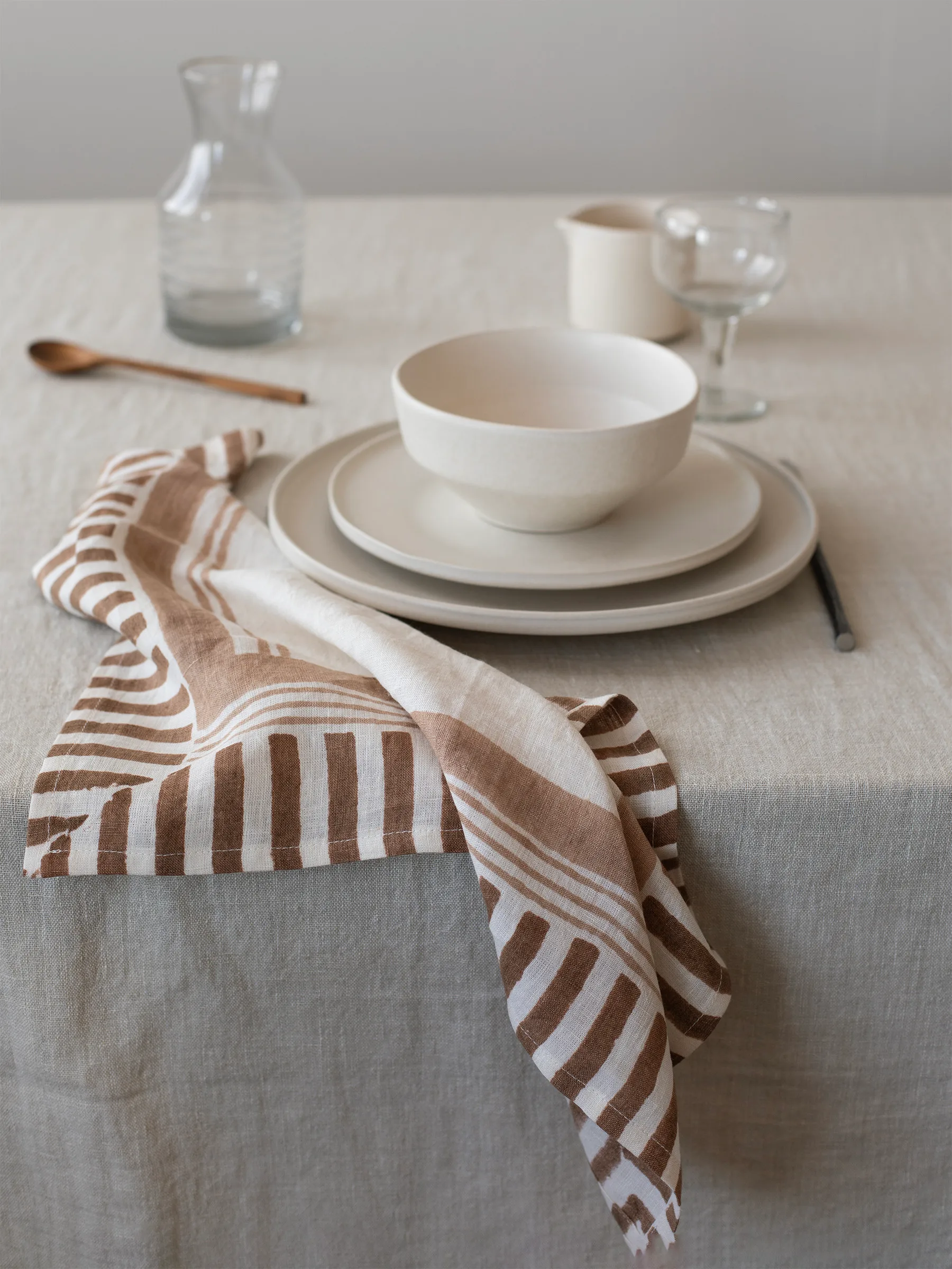 Ella 餐巾纸 50x50 cm, 榛果 Tell Me More