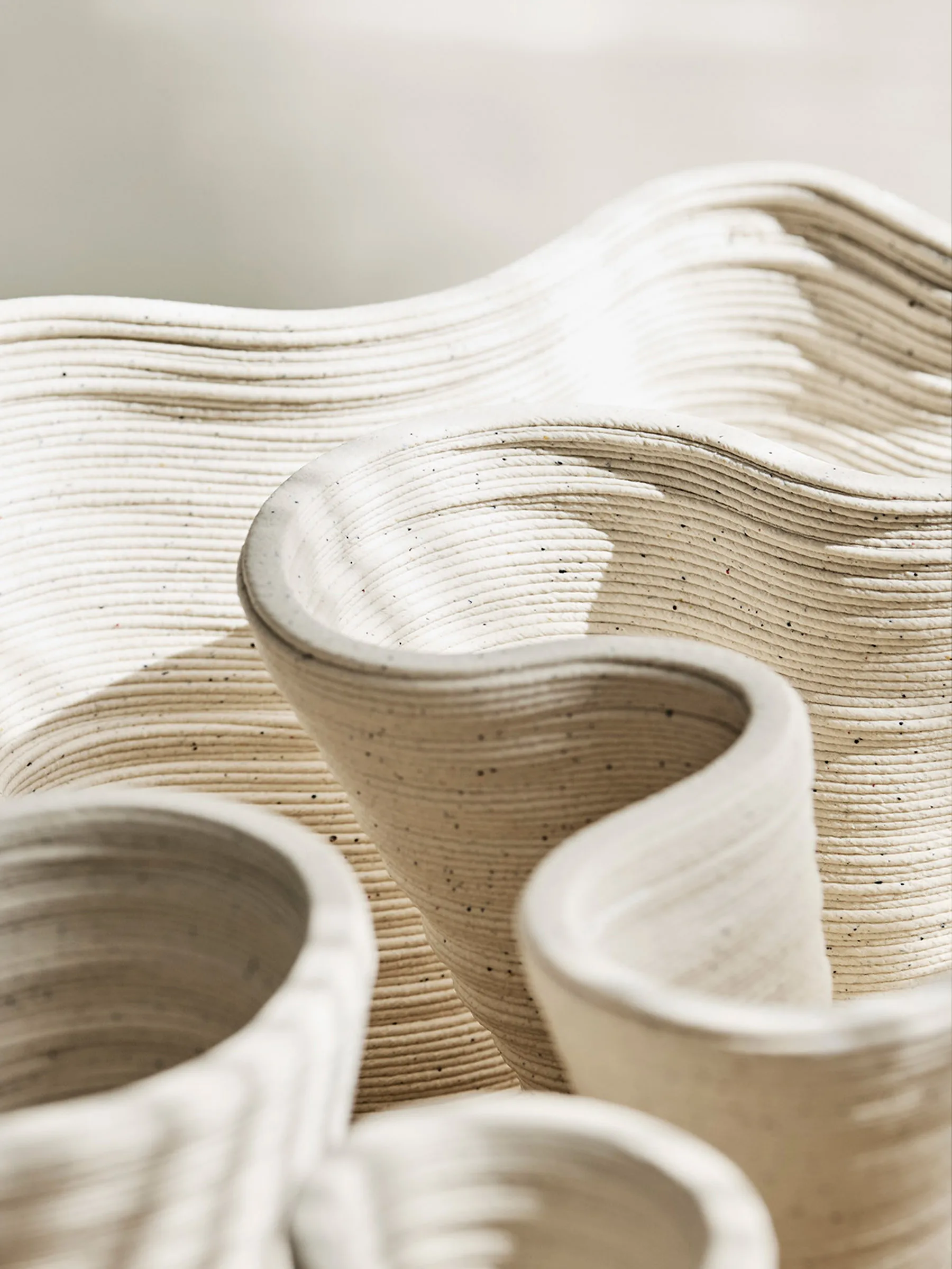 Fiordo 花瓶 大, 米白色 Tell Me More