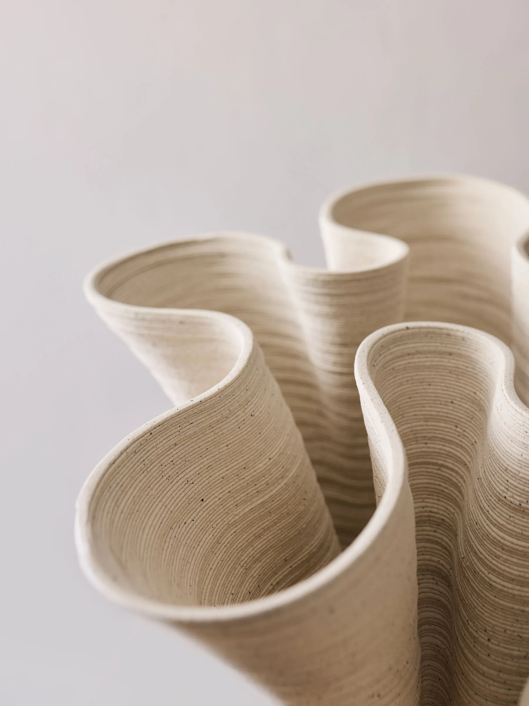 Fiordo 花瓶 小, 米白色 Tell Me More