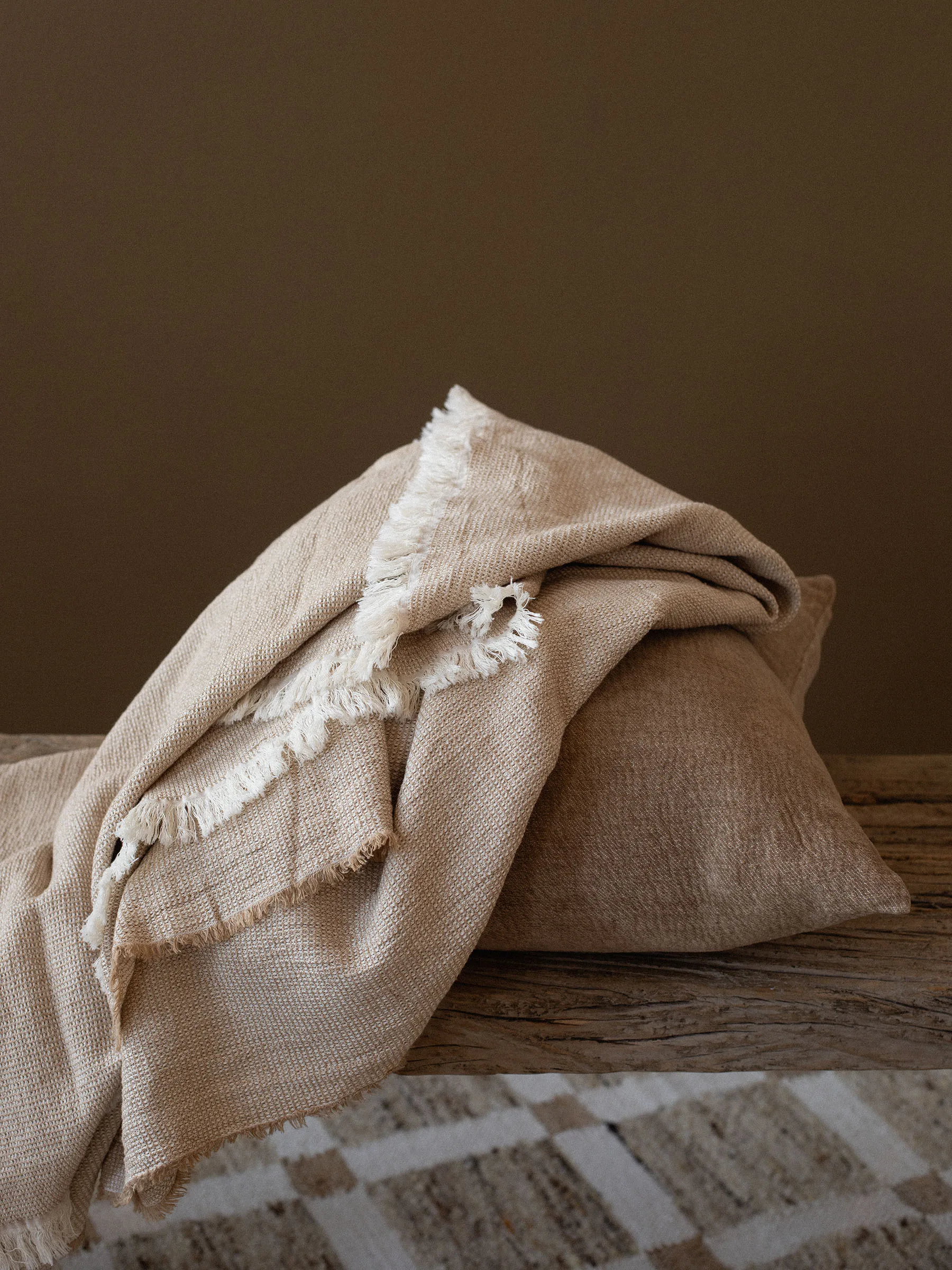 Florian 毯子 135x200 cm, 米色 Tell Me More