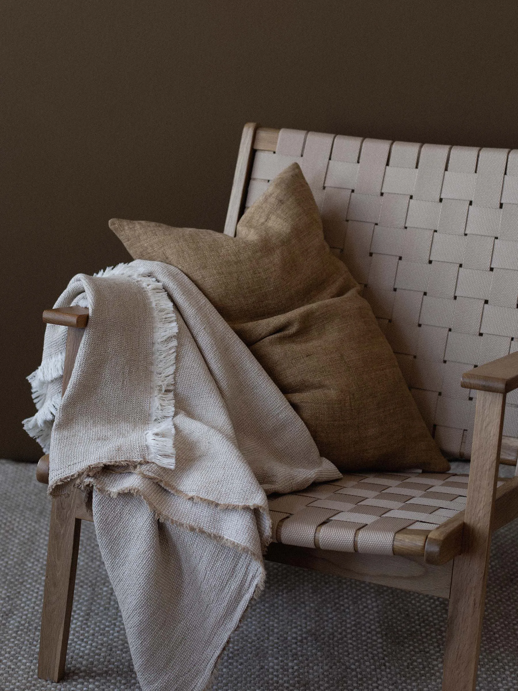 Florian 毯子 135x200 cm, 米色 Tell Me More