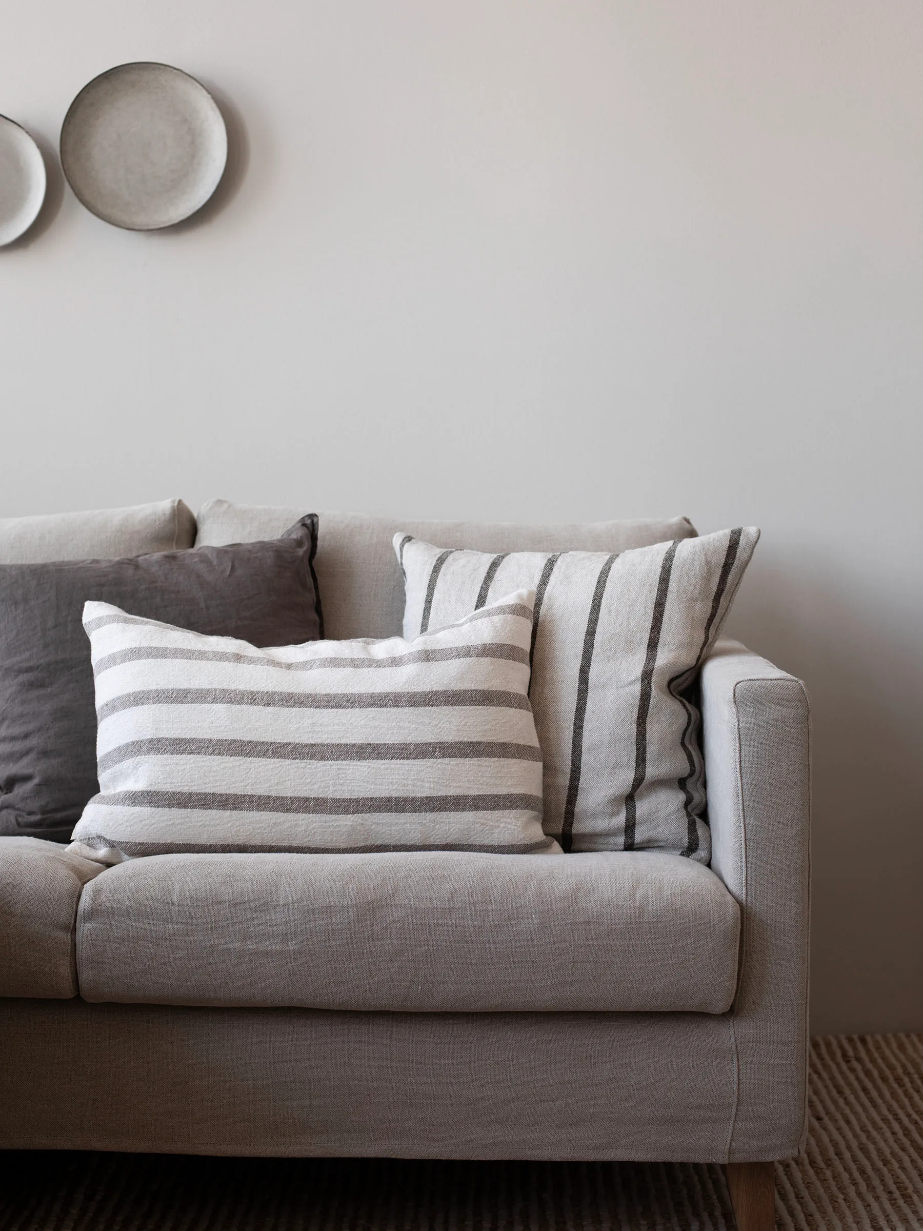 Gaston 靠枕套 40x60 cm, 原色/自然色 Tell Me More