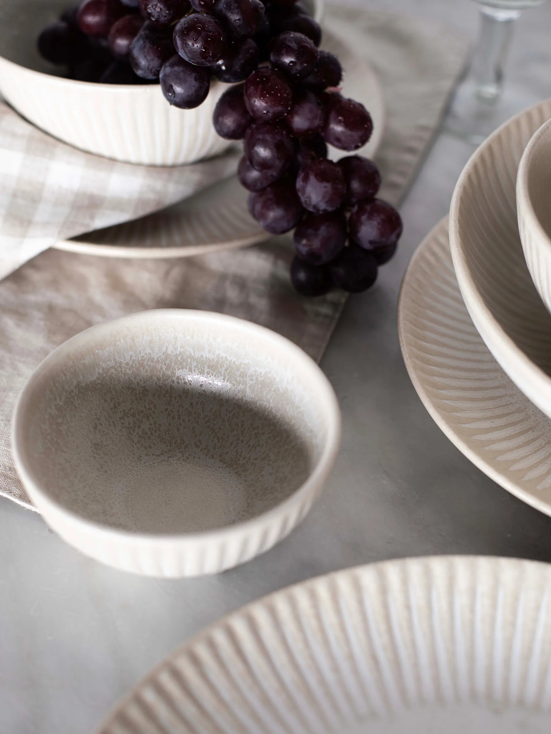 Granada 碗 mini Ø11 cm, Creme 白色的-米色 Tell Me More