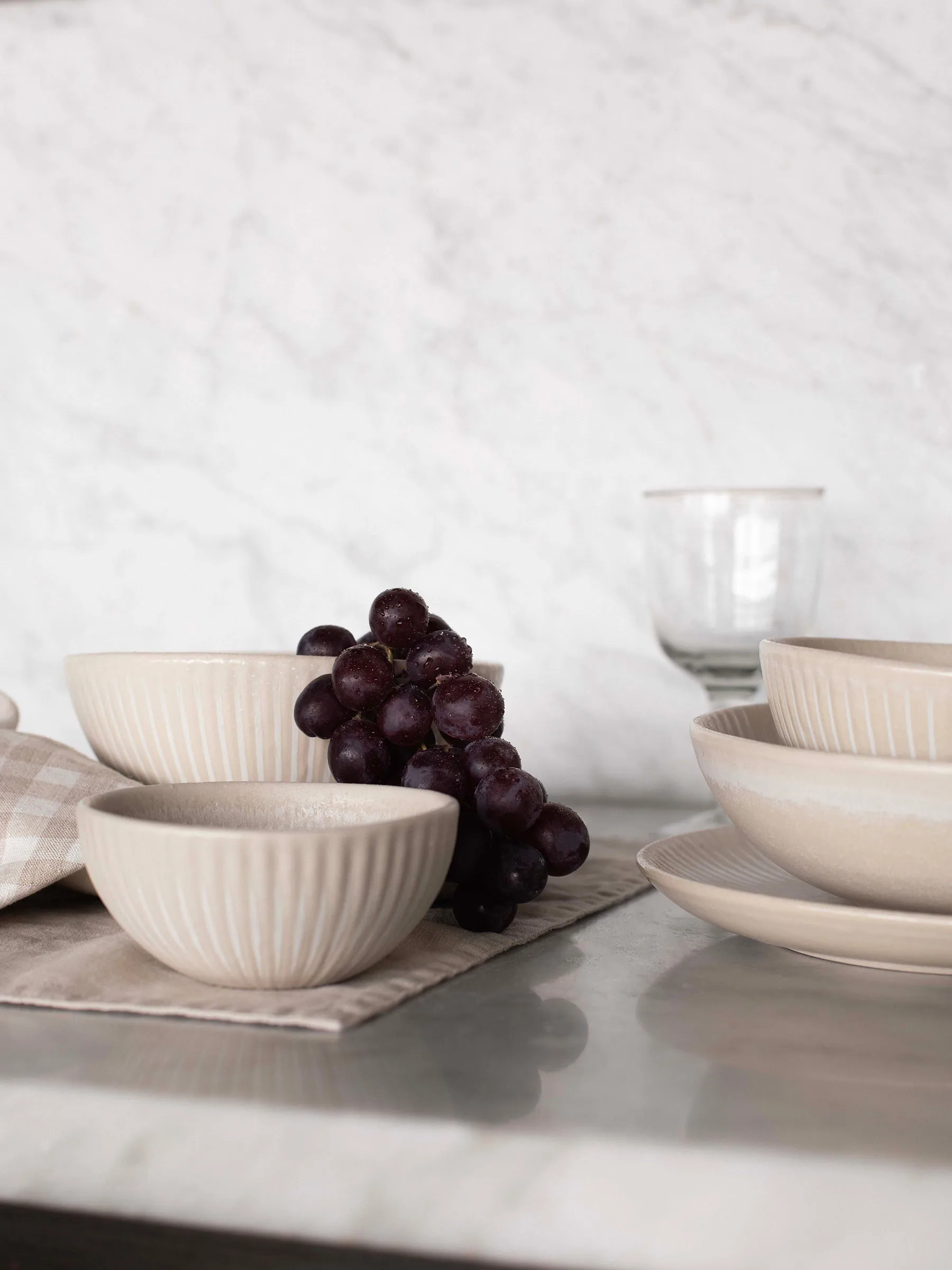 Granada 碗 mini Ø11 cm, Creme 白色的-米色 Tell Me More