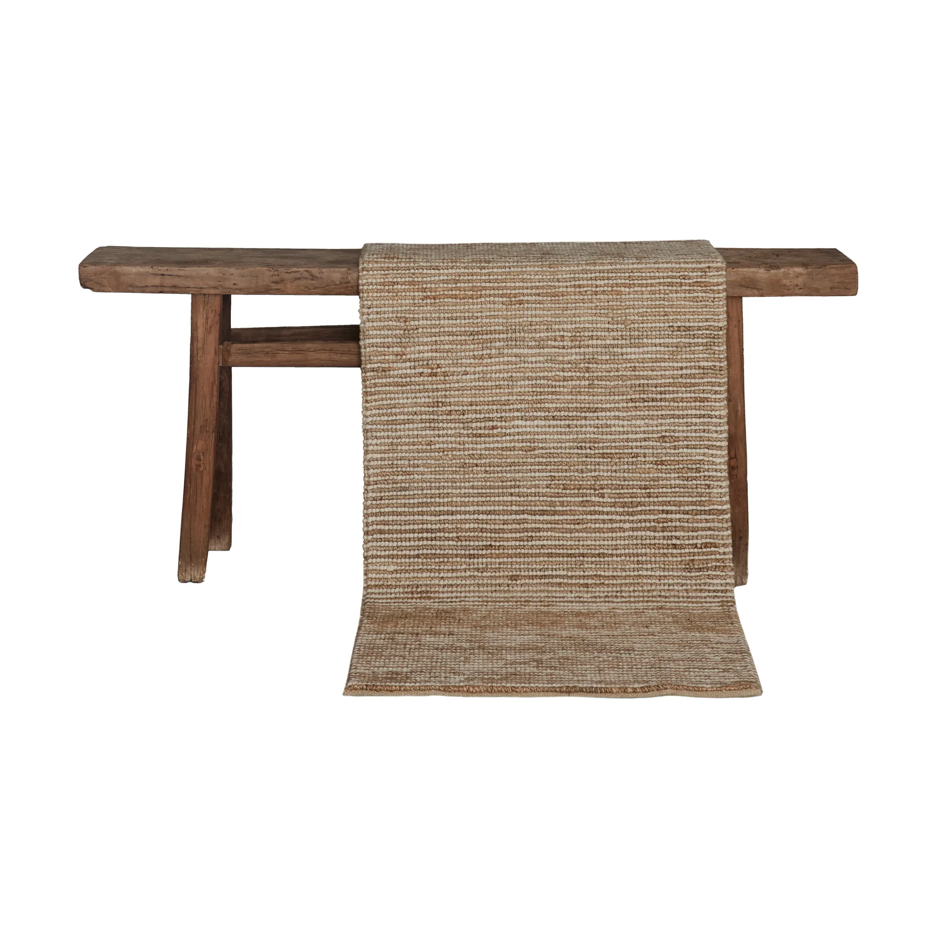 Hemp 羊毛地毯 80x200 cm, Stripe Tell Me More