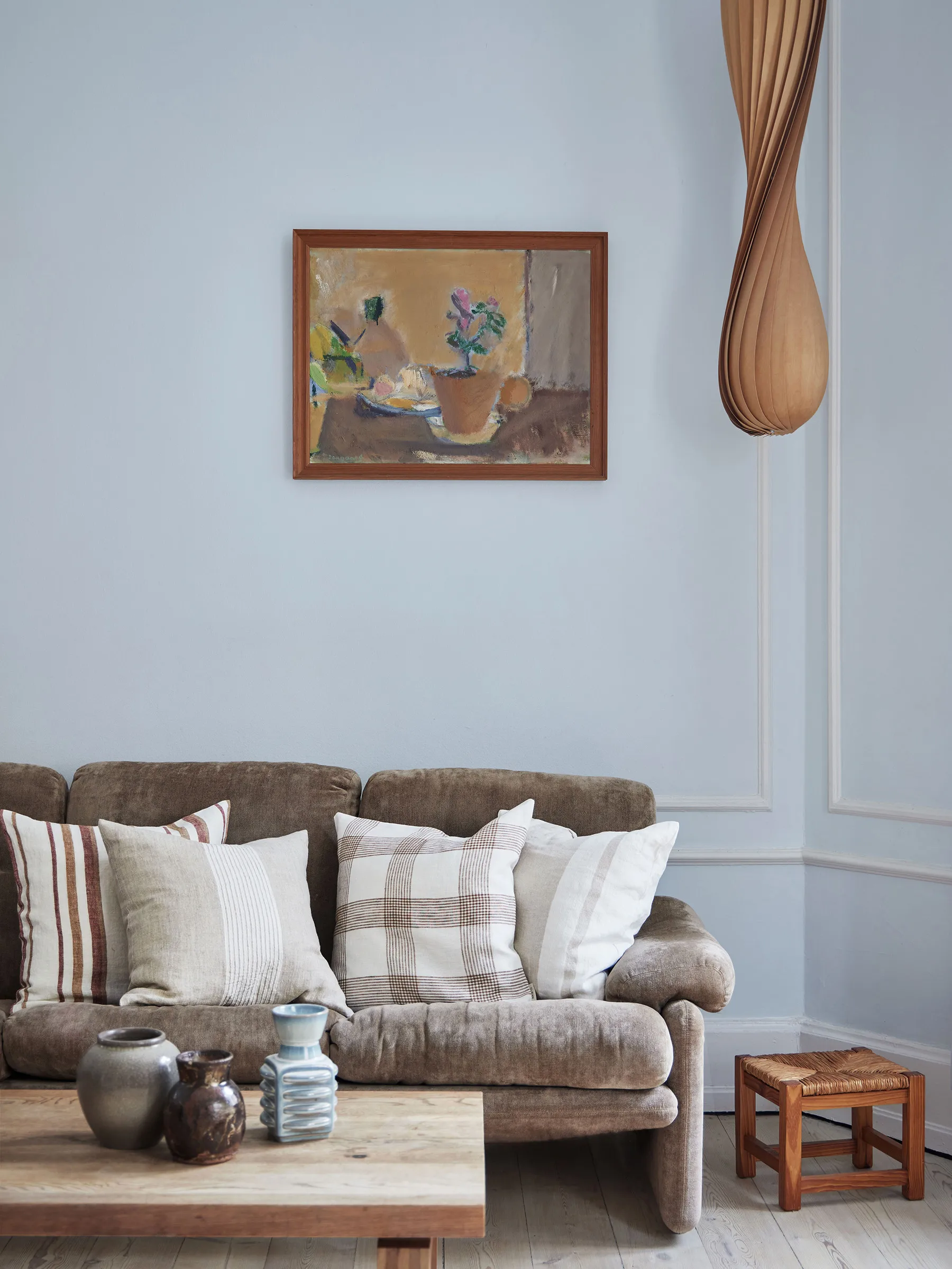 Luc 靠枕套, Terra stripe, 50x50 cm Tell Me More