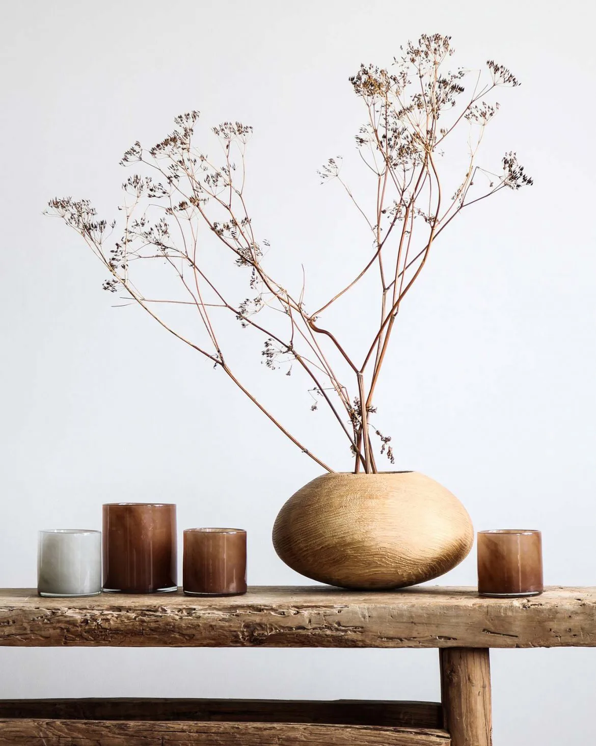 Lyric 烛台 L, 棕色 Tell Me More