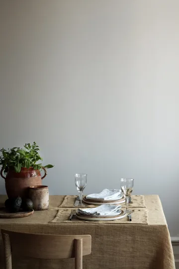 Marion 亚麻餐垫37x50cm - 潘帕斯草色 - Tell Me More