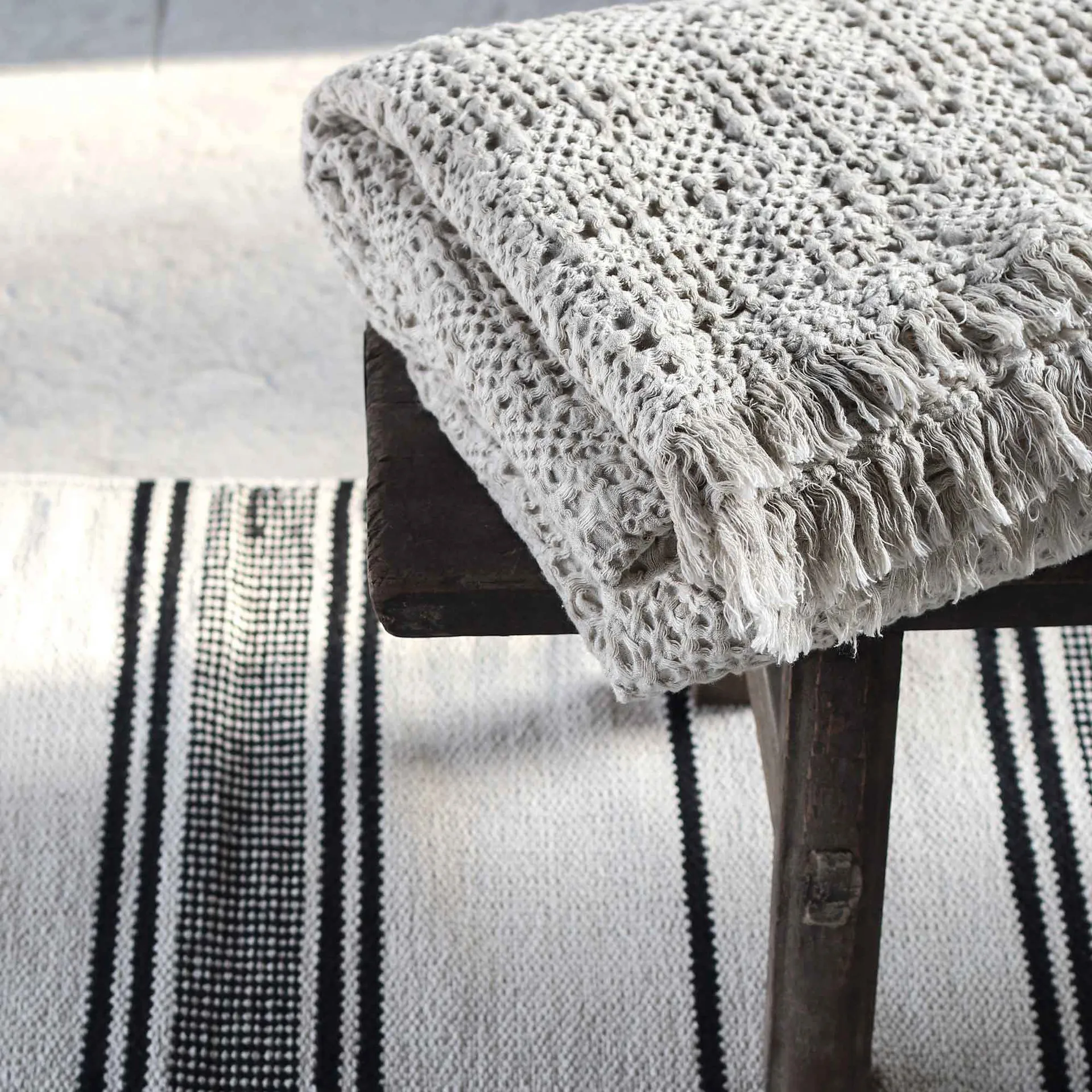 Monti 毯子  140x200 cm, 沙色 米色 Tell Me More