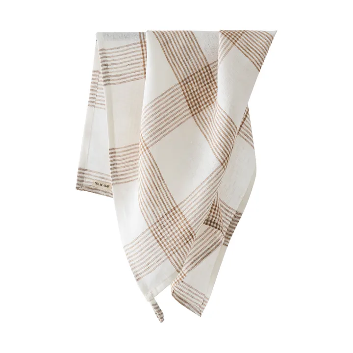 Odette 厨房巾 - 褐色, 50x70 cm - Tell Me More