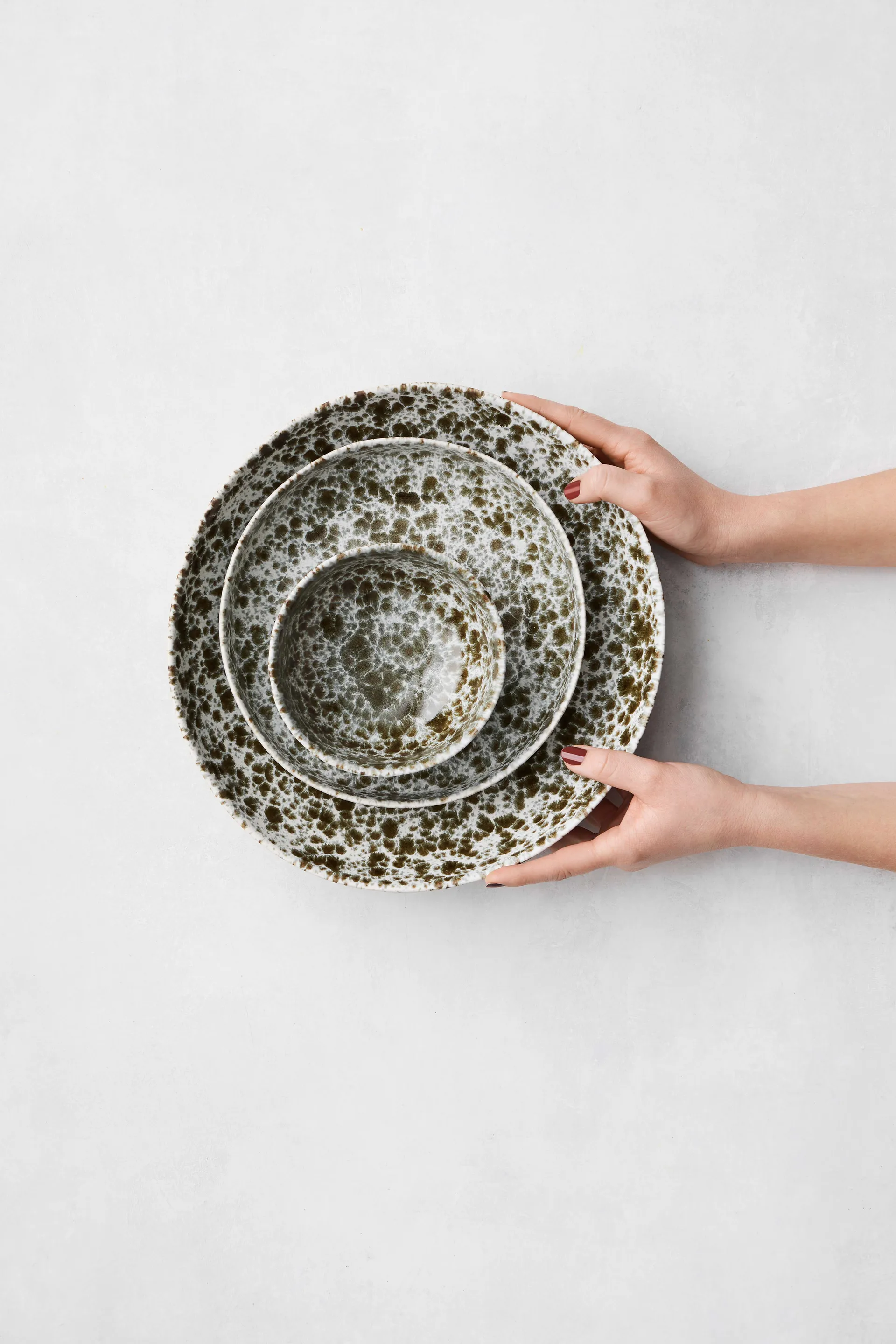 Rivoli 碗 Ø22.5 cm, 绿色 splatter Tell Me More