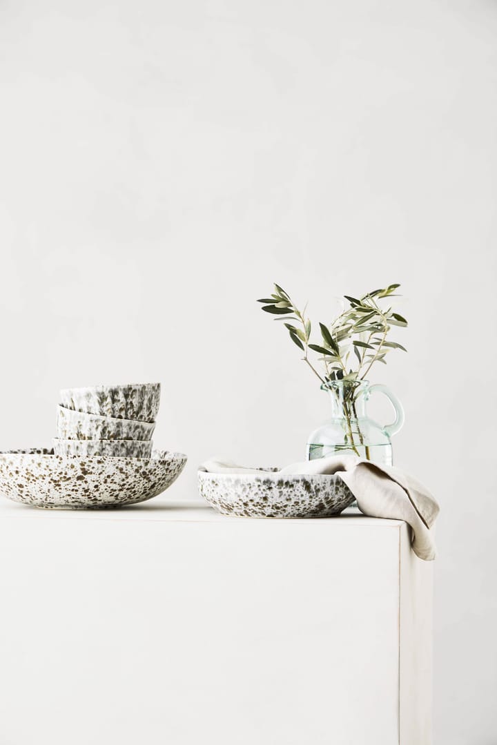 Rivoli salladsbowl medium Ø30 cm, 绿色 splatter Tell Me More