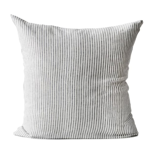 Stonewashed linen 枕头套 65x65 cm, 灰色-白色 Tell Me More