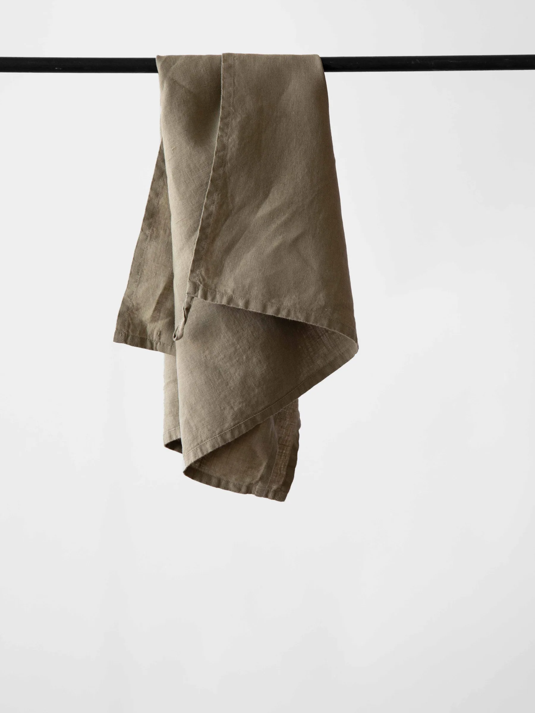 Tell me more 厨房巾 linen 50x70 cm, 橄榄色 Tell Me More