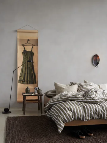 Tell Me More striped 被套 cotton - 橄榄色, 240x220 cm - Tell Me More