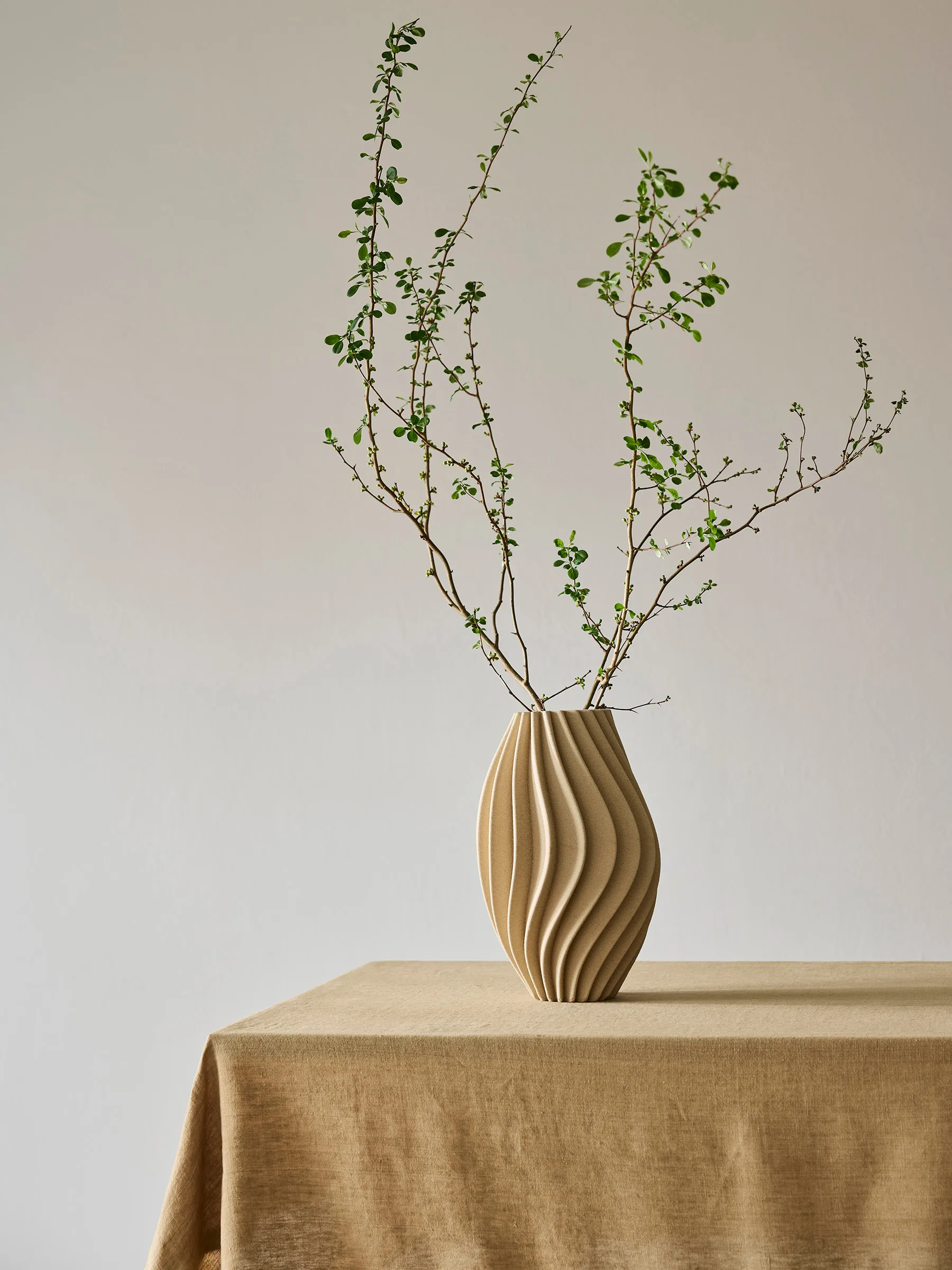 Vento 花瓶, 沙色_小号32cm Tell Me More