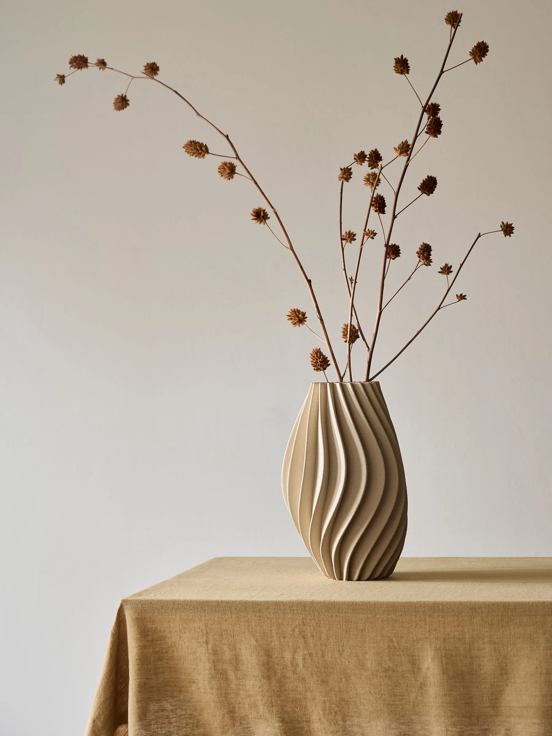 Vento 花瓶, 沙色_大号41cm Tell Me More