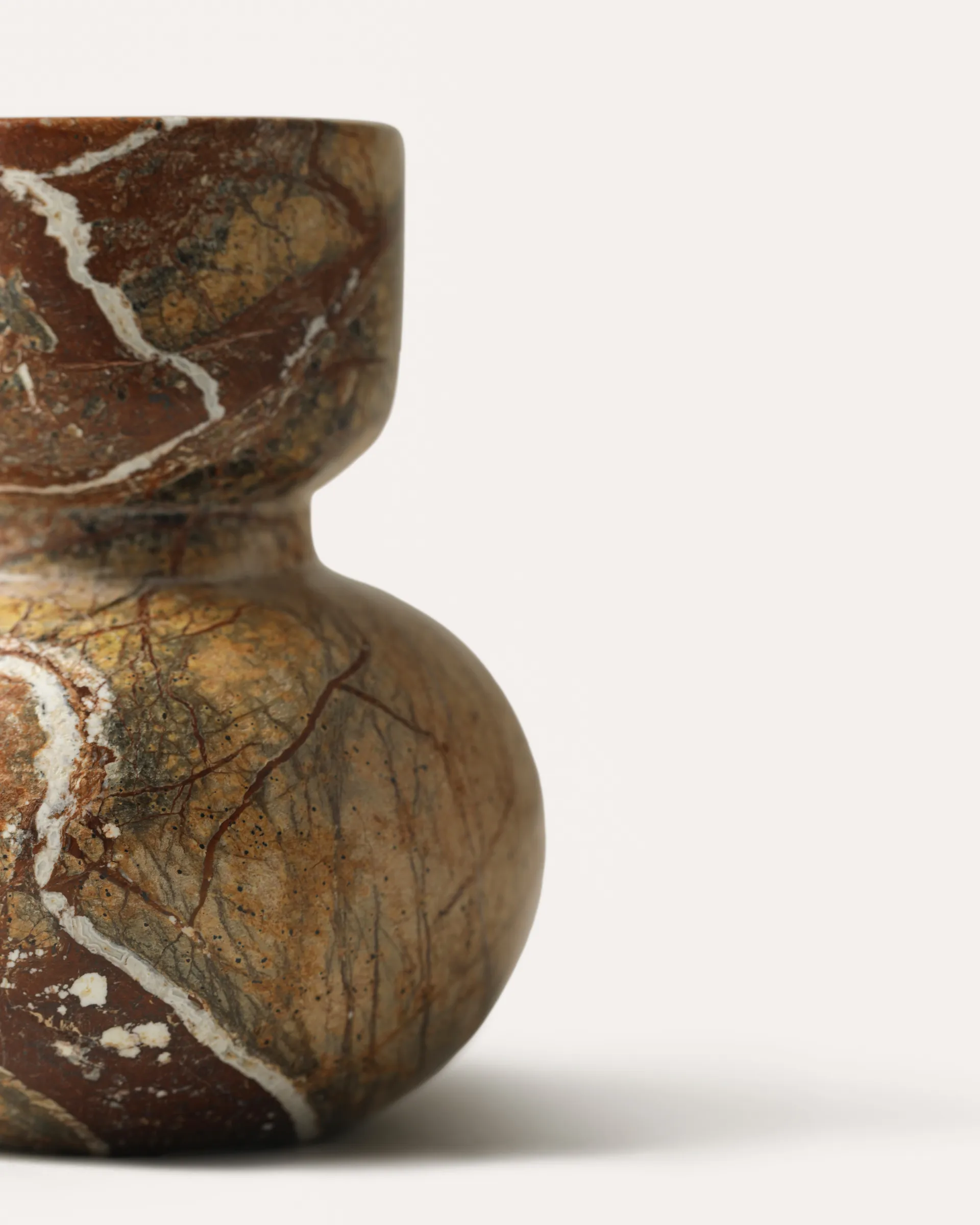 Asker 烛台 10 cm, 红色 Tinted