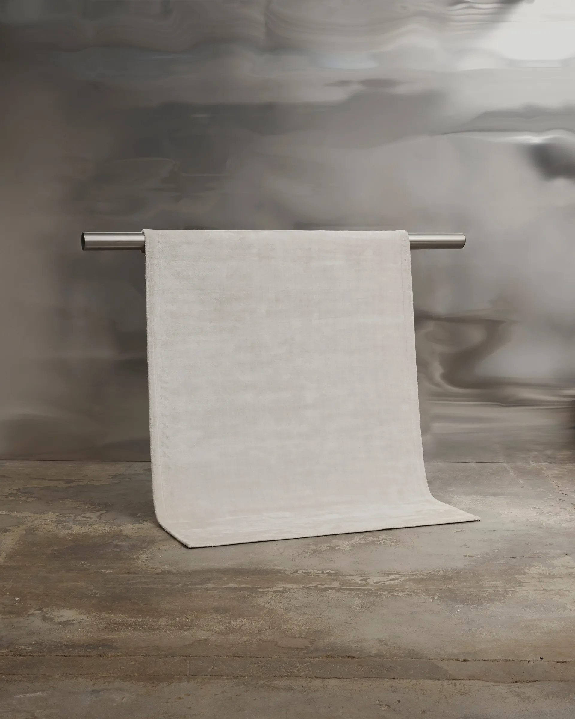 Backfjall 粘胶地毯 170x240cm, 米白色 Tinted