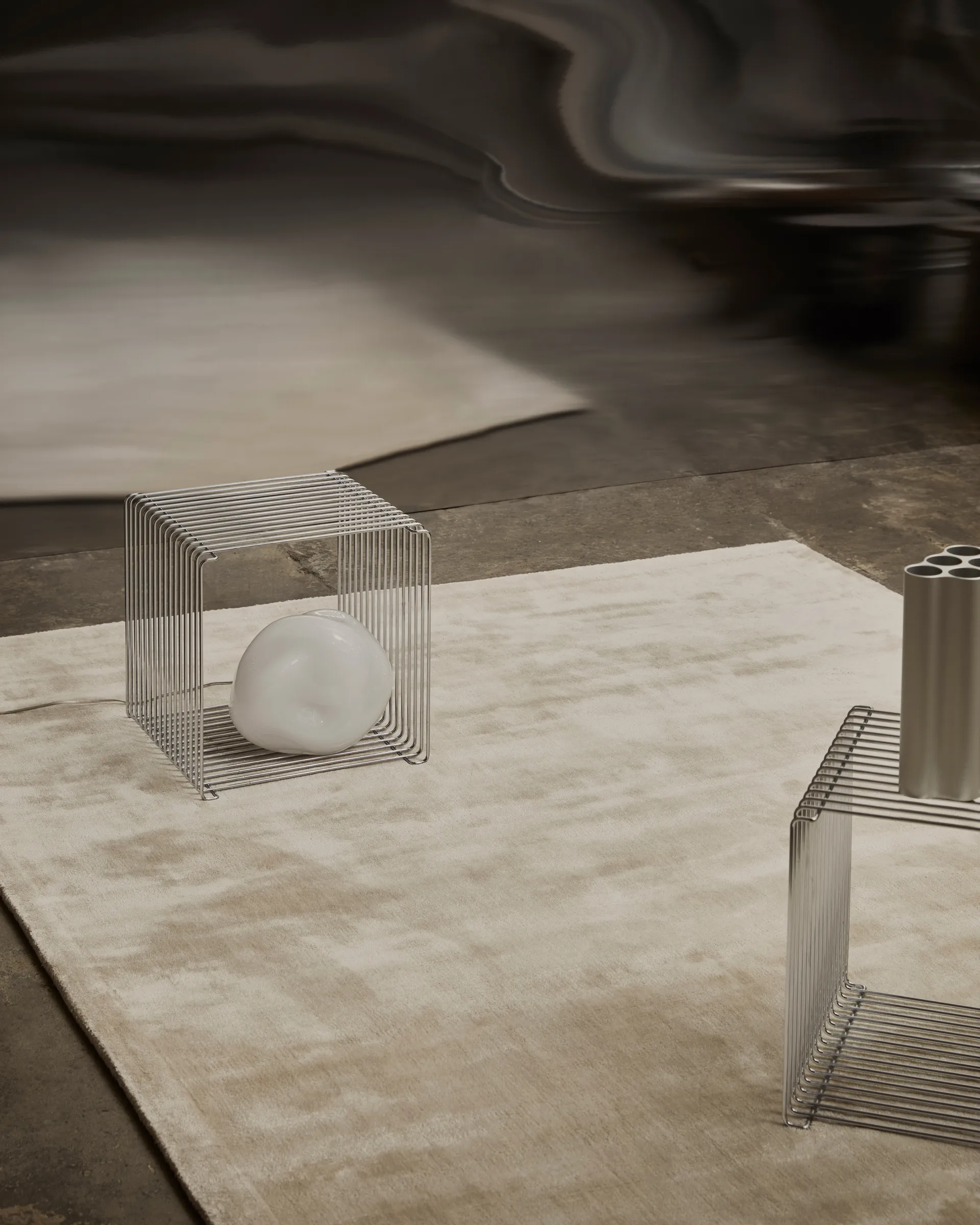 Backfjall viscose 地毯 170x240 cm, 米白色 Tinted