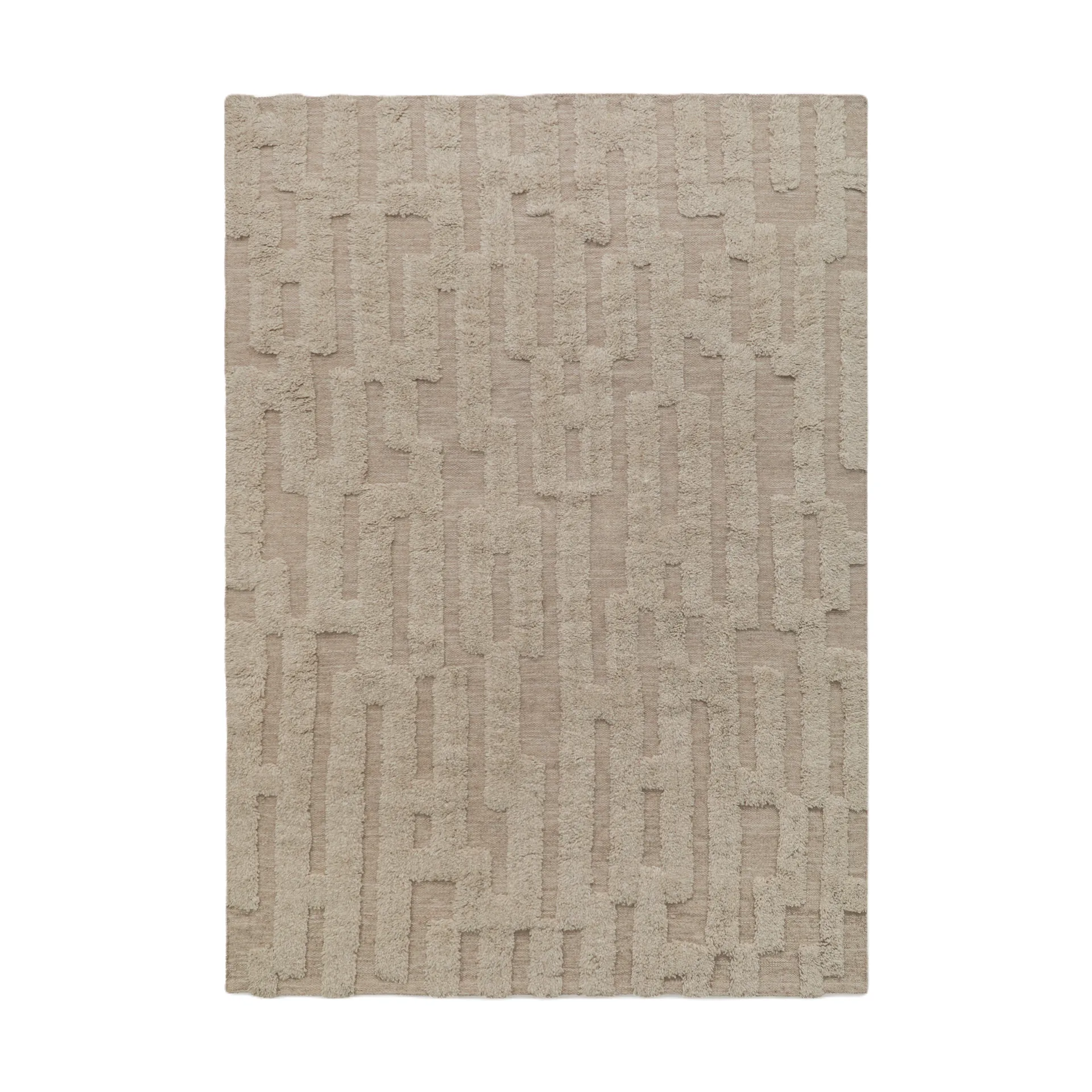 Bielke 羊毛地毯 200x300cm, 米色-混纺 Tinted