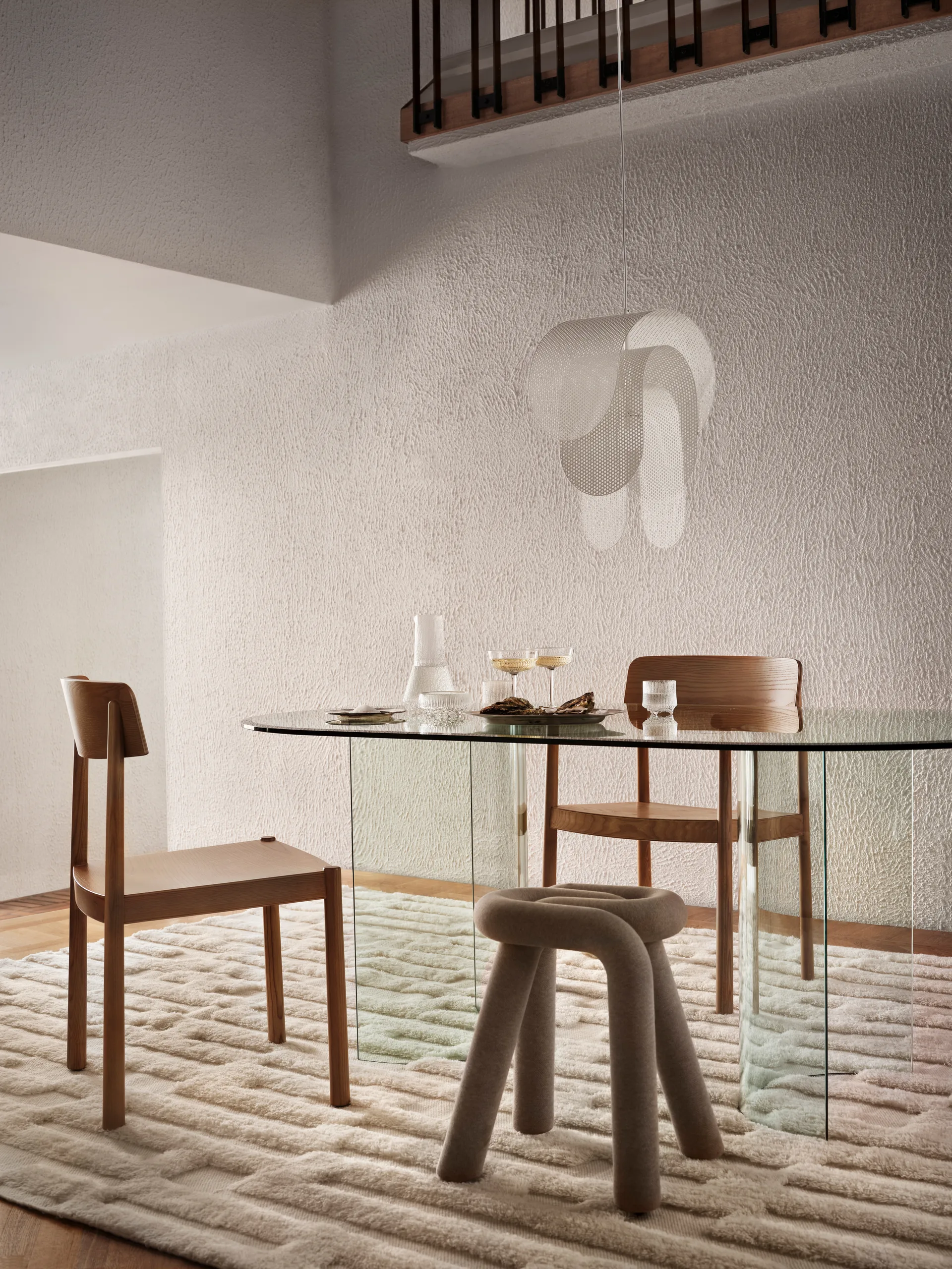 Bielke 羊毛 地毯 280x380 cm, 米白色 Tinted