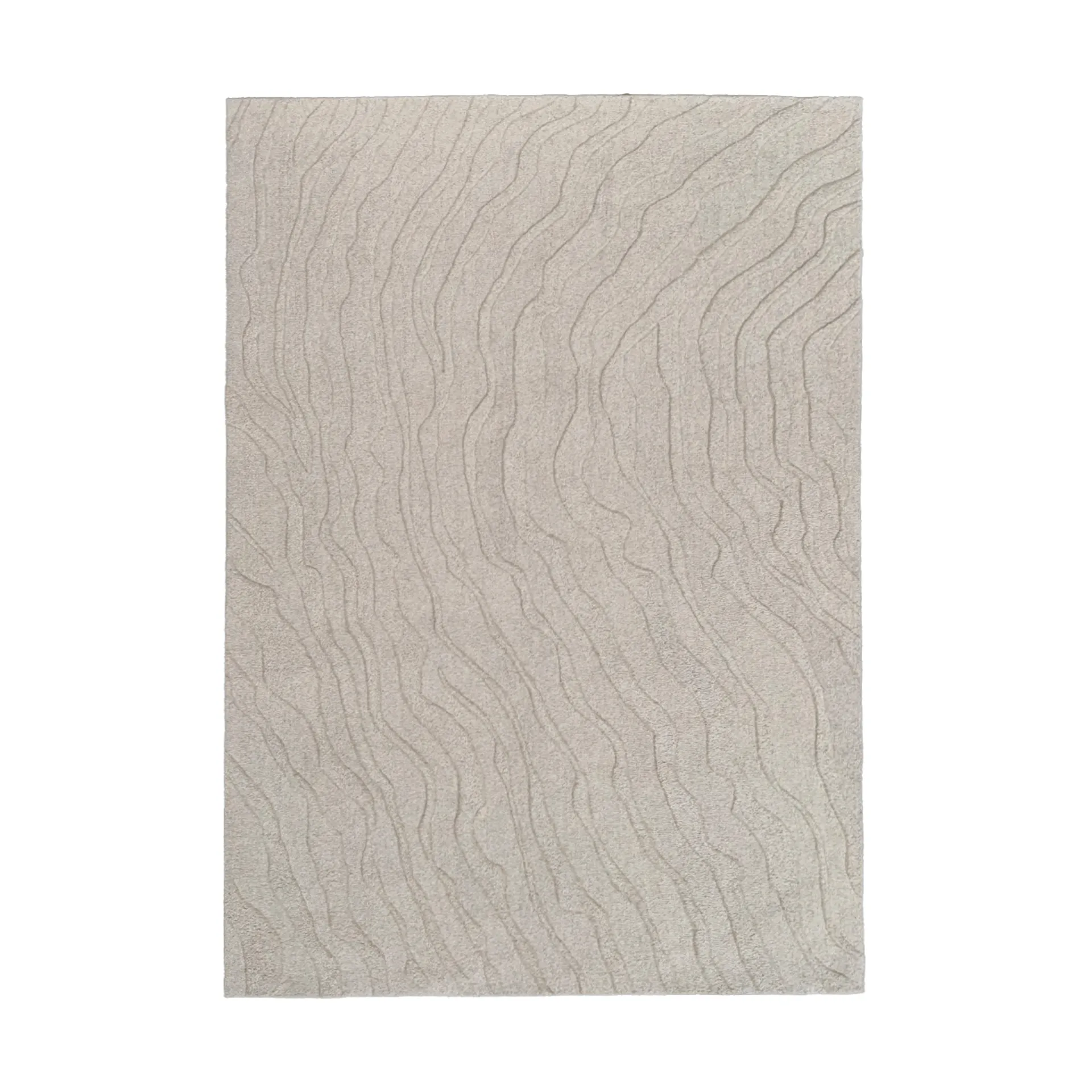 Duvell 羊毛地毯, 米色_200x300cm Tinted