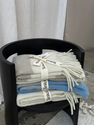 Hemple 羊毛毯子 130x170 cm - 米色-米白色 - Tinted