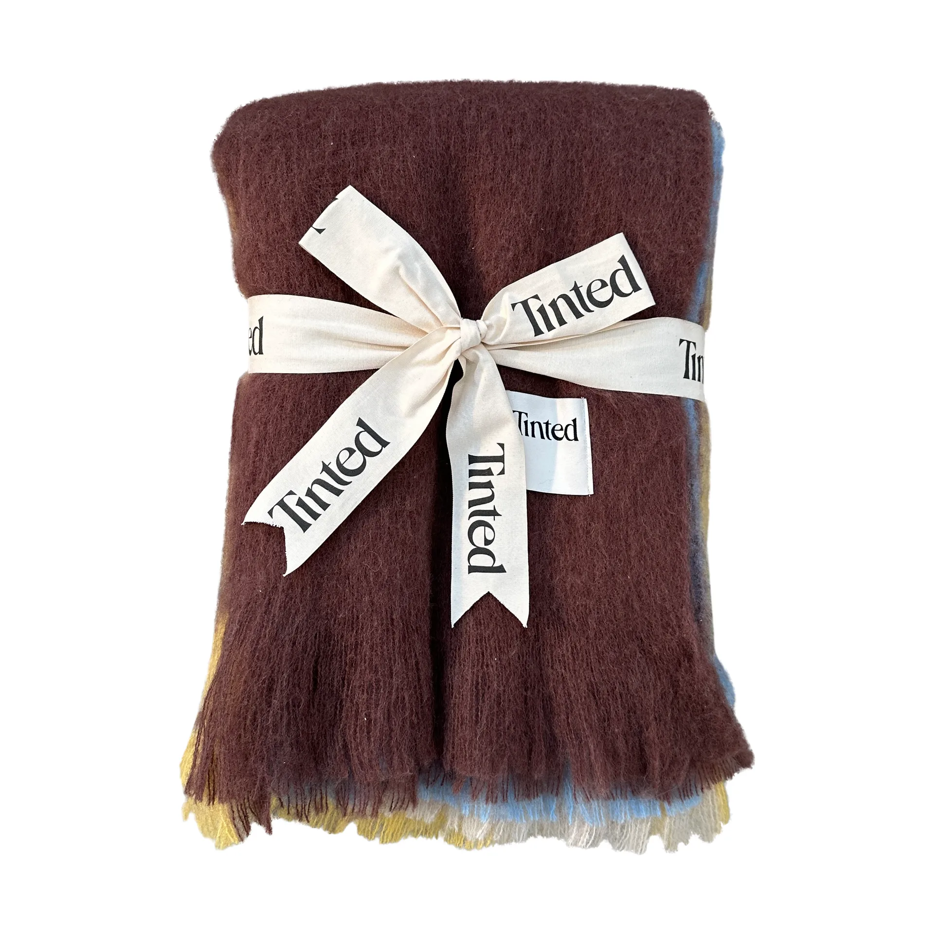 Lovstrand 羊毛毯子 130x170 cm, 褐色-混合色 Tinted