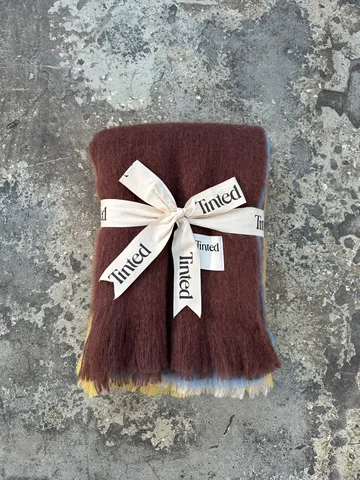 Lovstrand 羊毛毯子 130x170 cm - 褐色-混合色 - Tinted