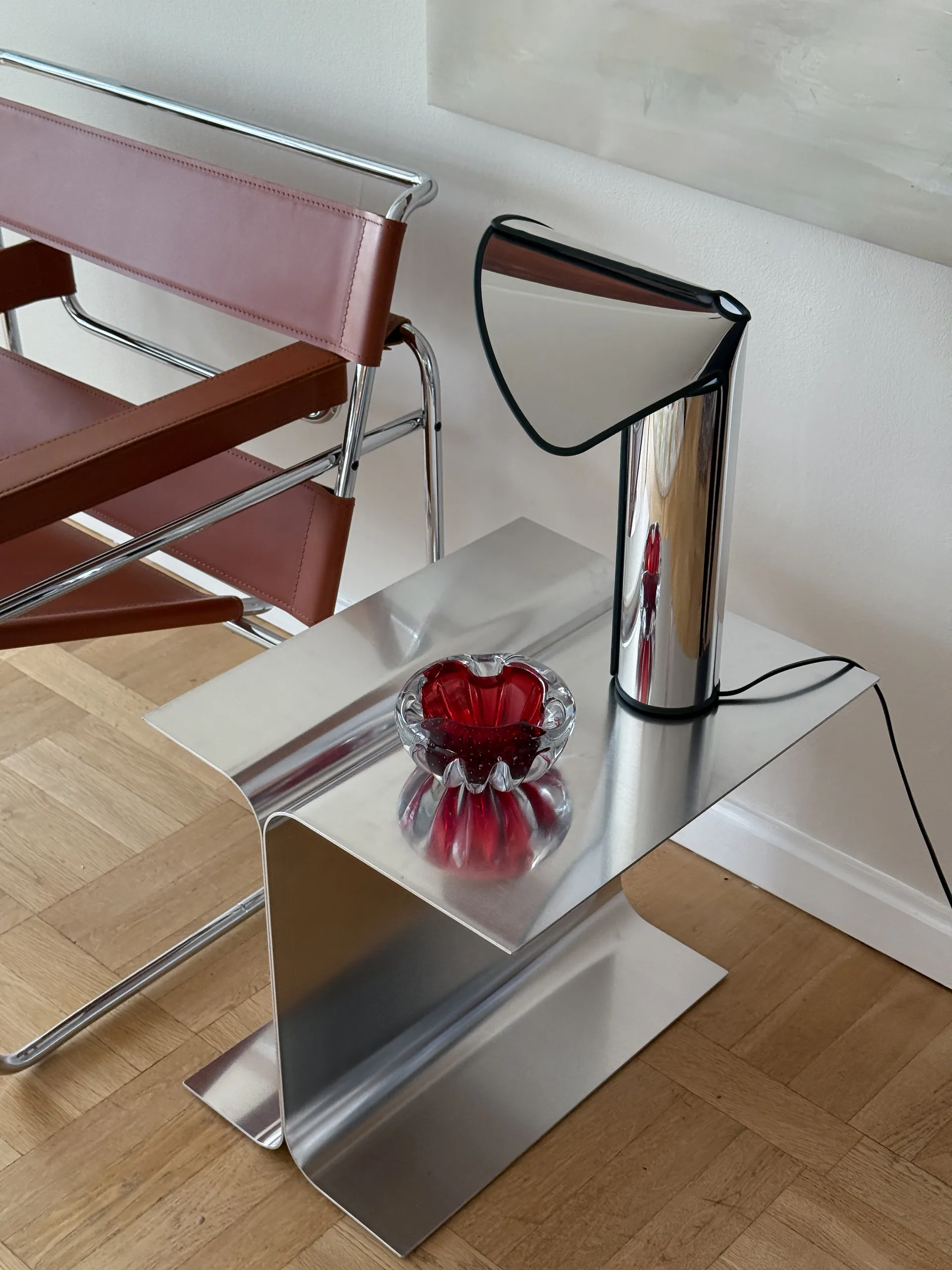 Luce 小边桌, Aluminium Tinted