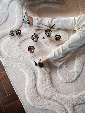 Norlander 羊毛 地毯 180x240 cm - 米白色 - Tinted