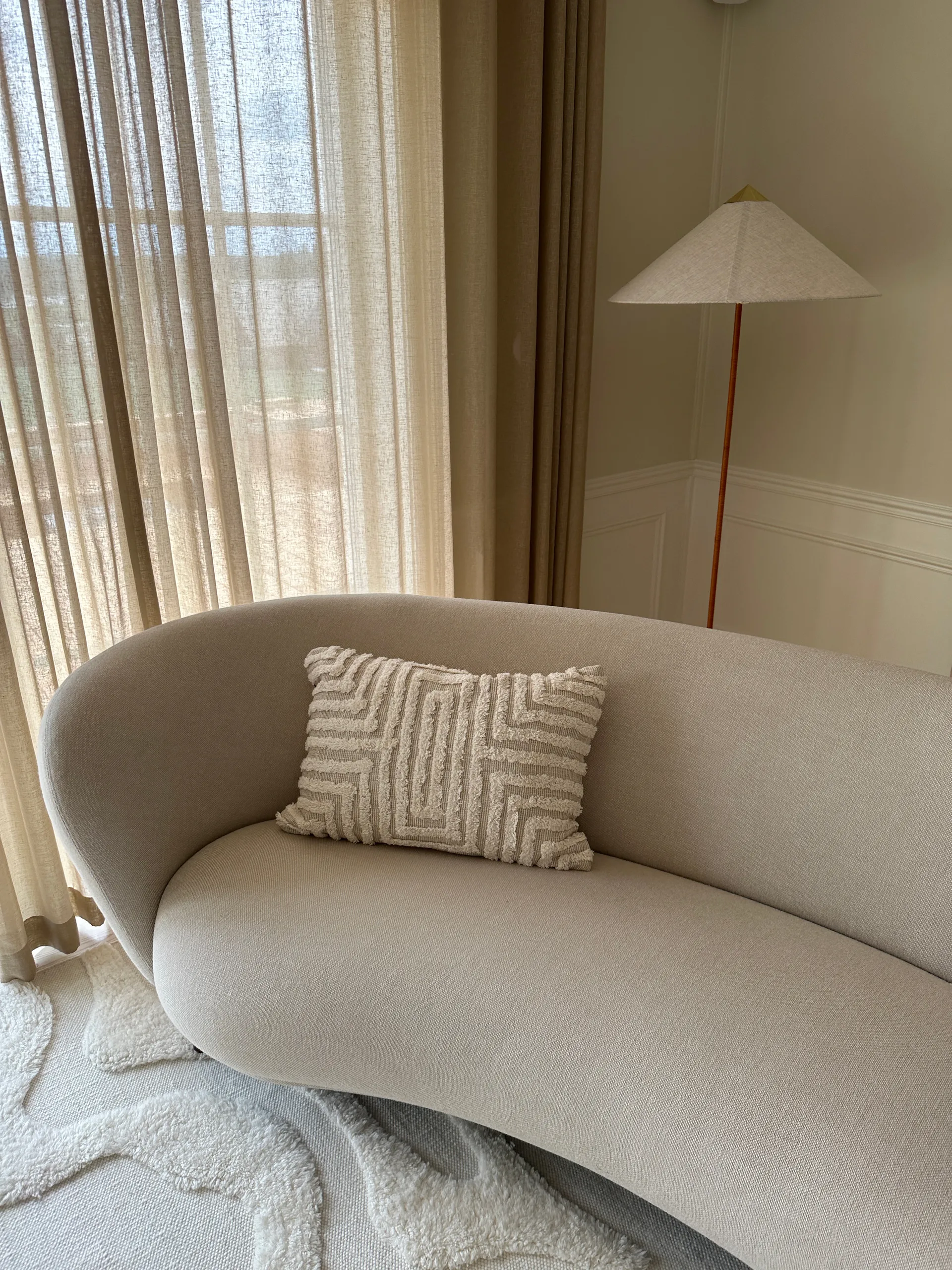 Telin 靠枕|靠垫 30x50 cm, 米白色 Tinted