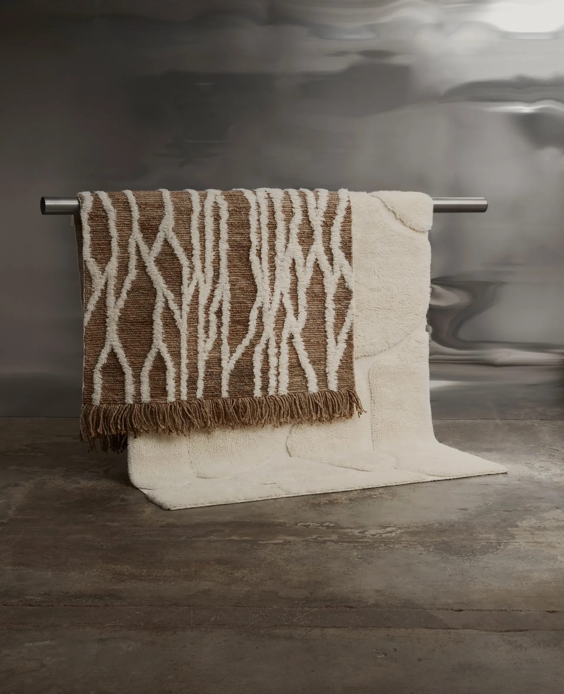 Wahl jute 地毯 170x240 cm, 褐色-米白色 Tinted